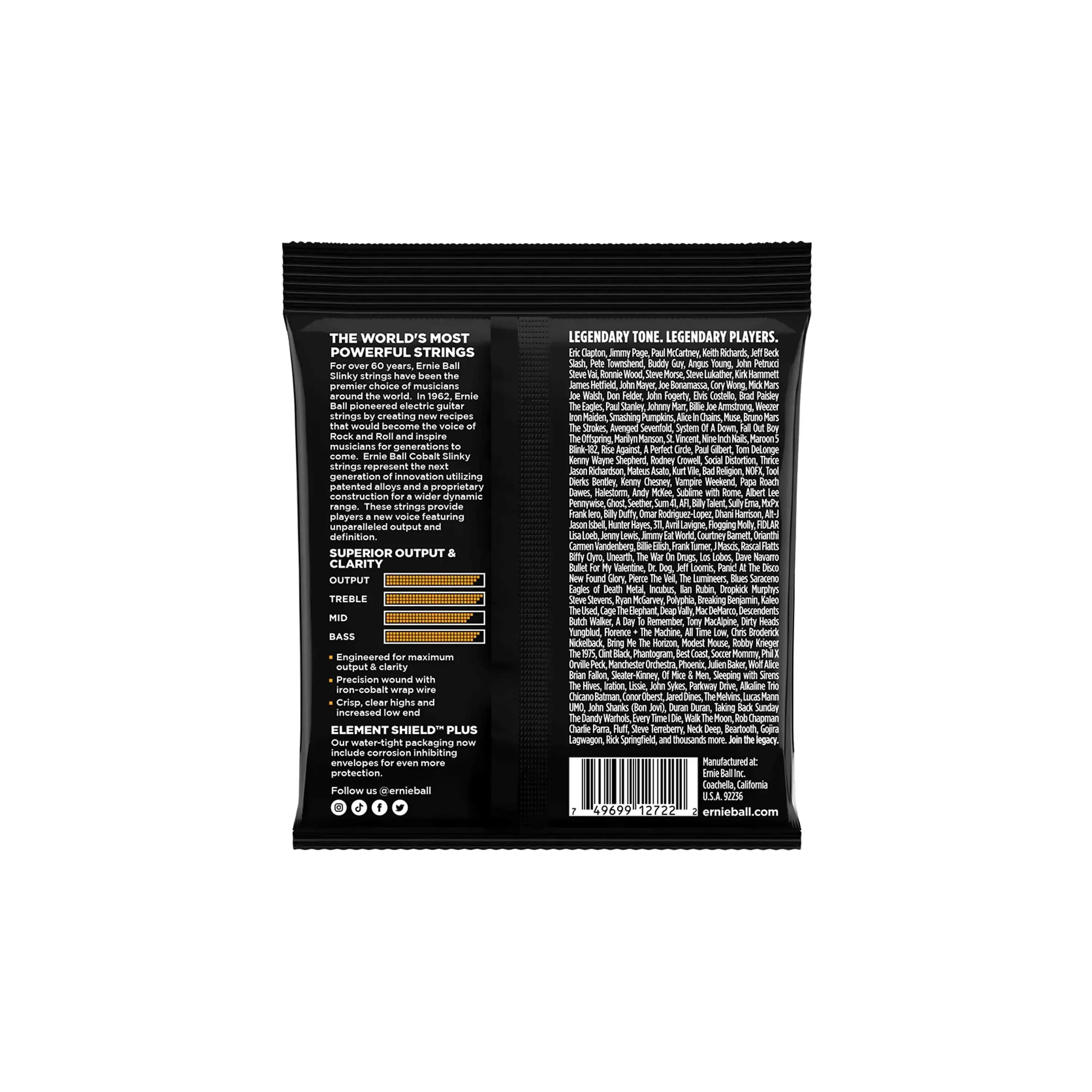 Ernie Ball Hybrid Slinky Cobalt Electric Guitar Strings - 9-46 - Image 2