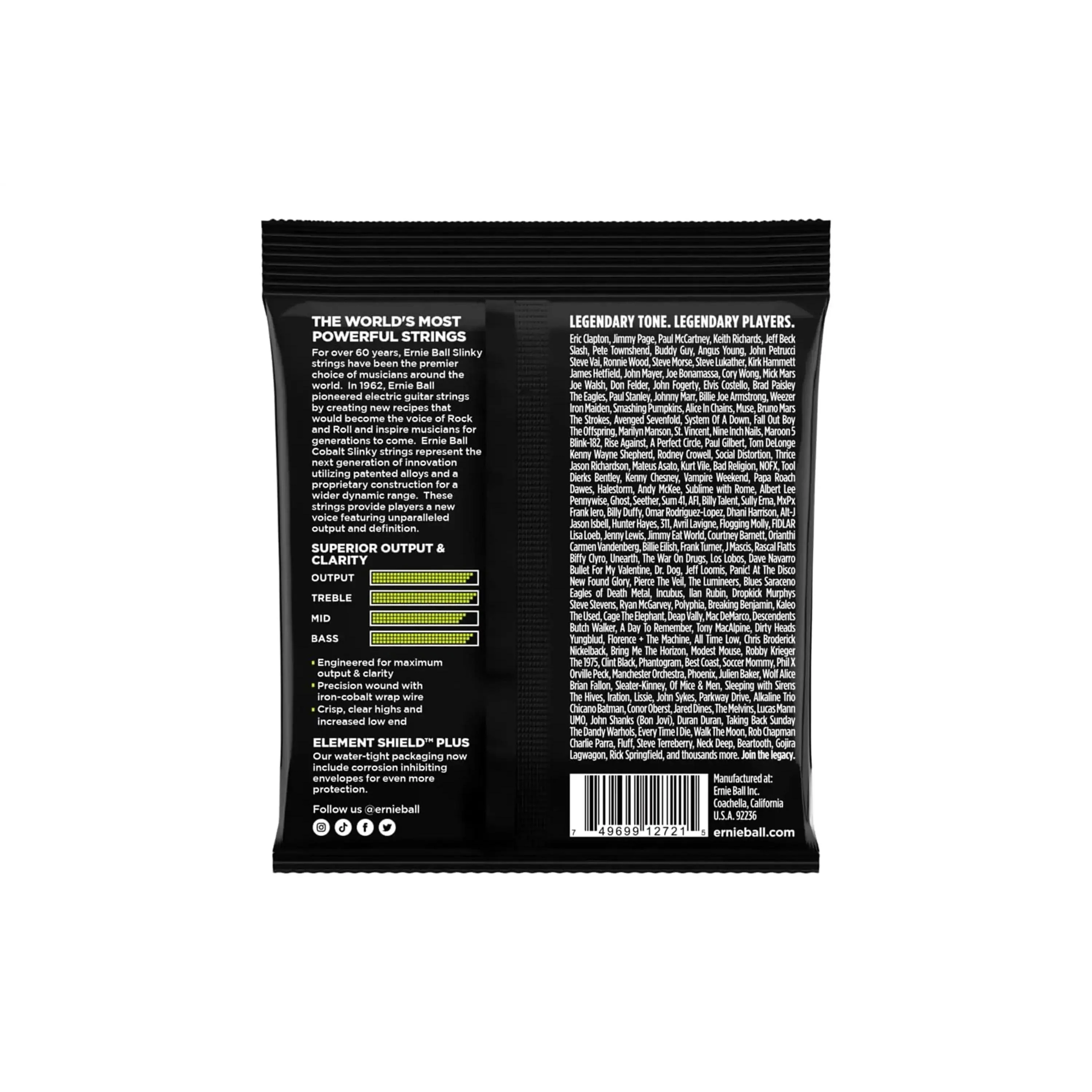 Ernie Ball Regular Slinky Cobalt Electric Guitar Strings - 10-46 - Image 2