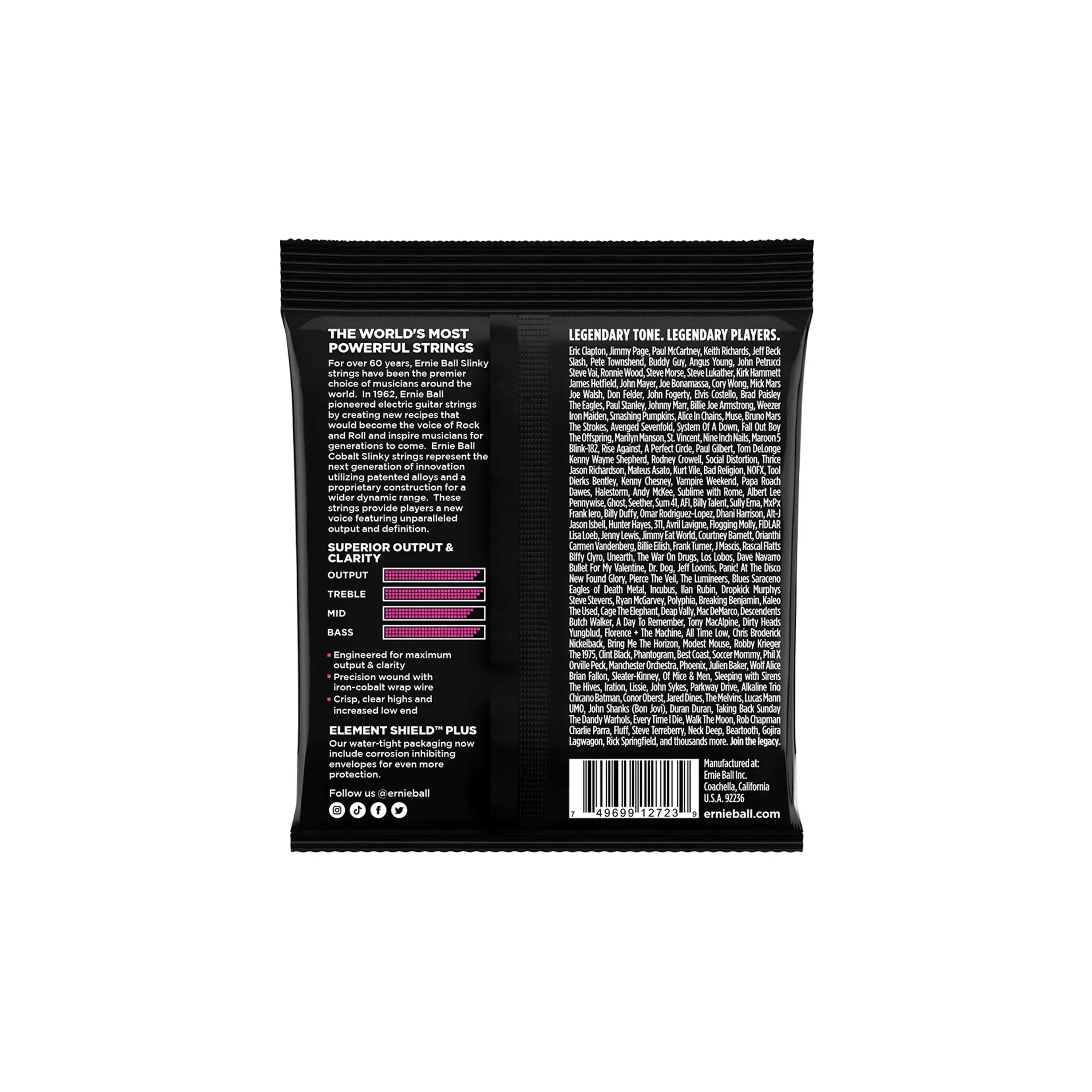 Ernie Ball Super Slinky Cobalt Electric Guitar Strings - 9-42 - Image 2