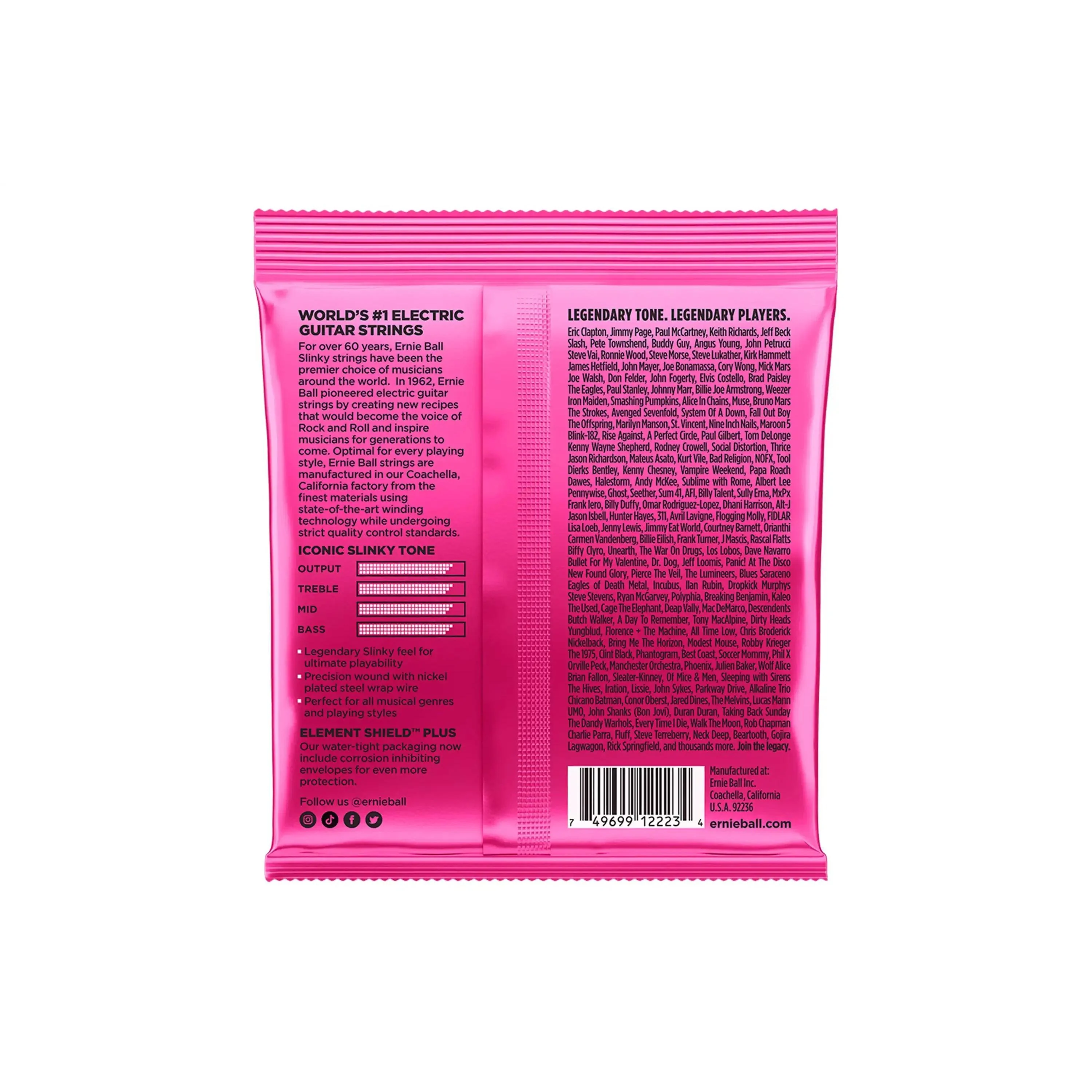 Ernie Ball Super Slinky Nickel Electric Guitar Strings - 9-42 Gauge - Image 2