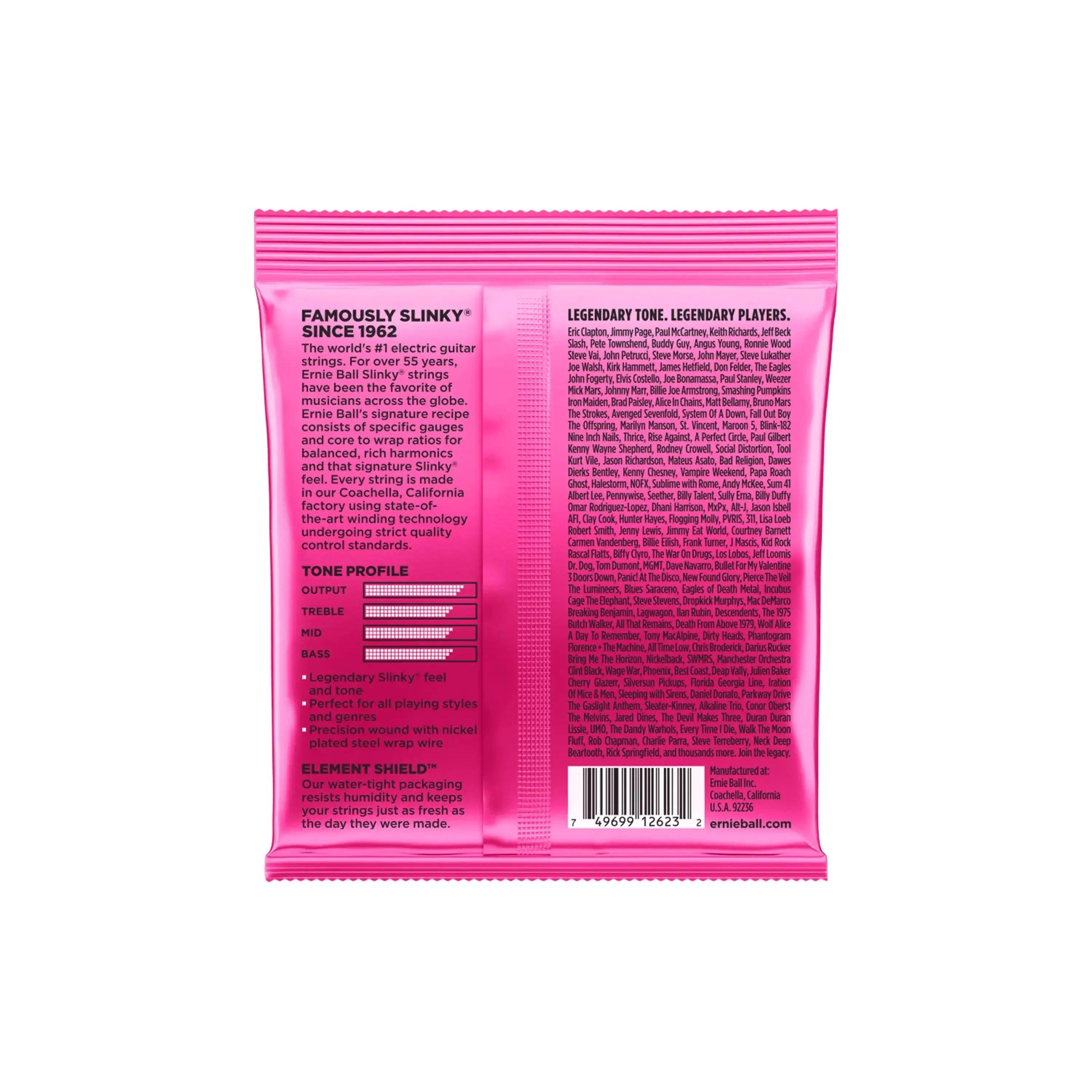 Ernie Ball Super Slinky Nickel Wound Electric 7-String Guitar Strings - 9-52 Gauge - Image 2