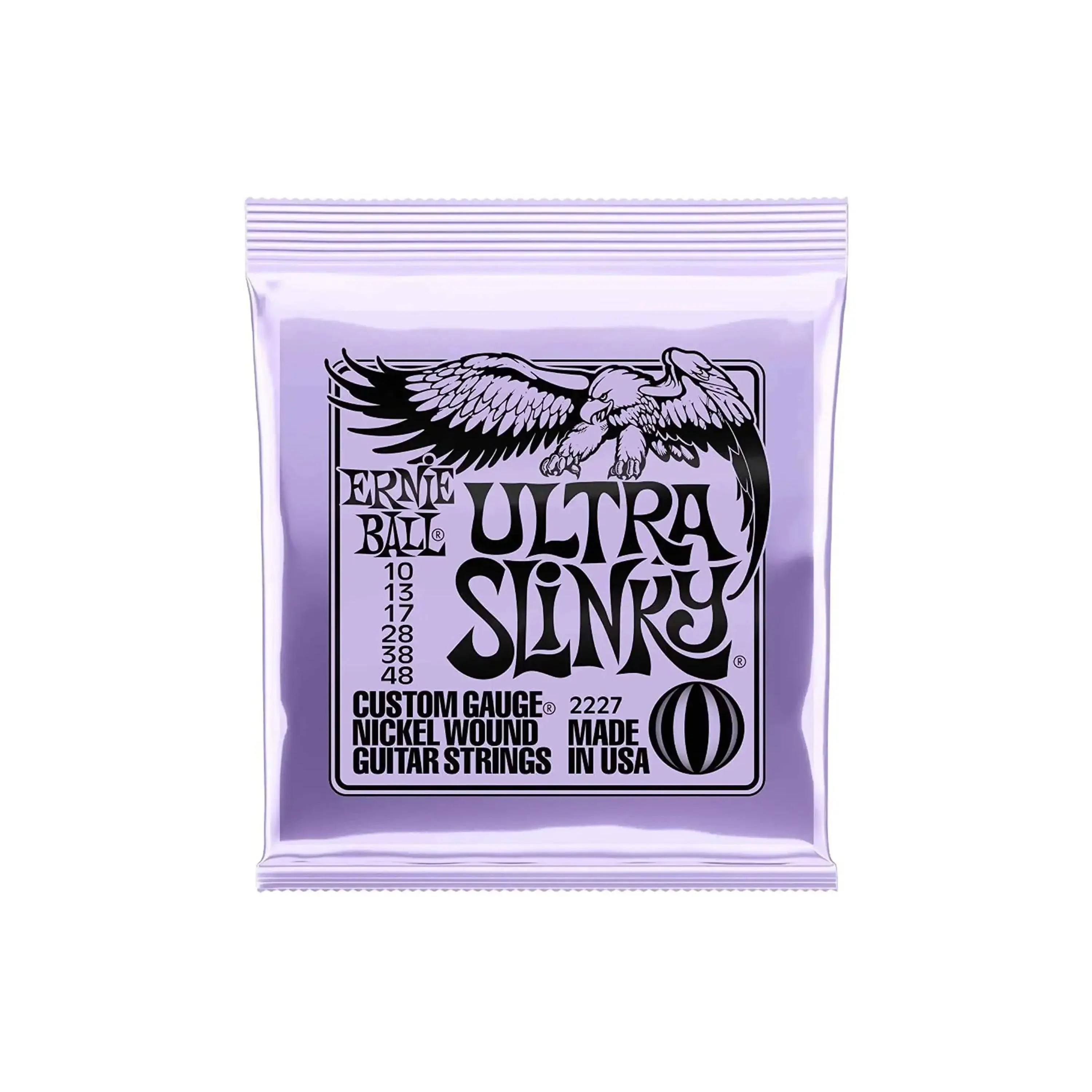 Ernie Ball Ultra Slinky Nickel Wound Electric Guitar Strings - 10-48 Gauge