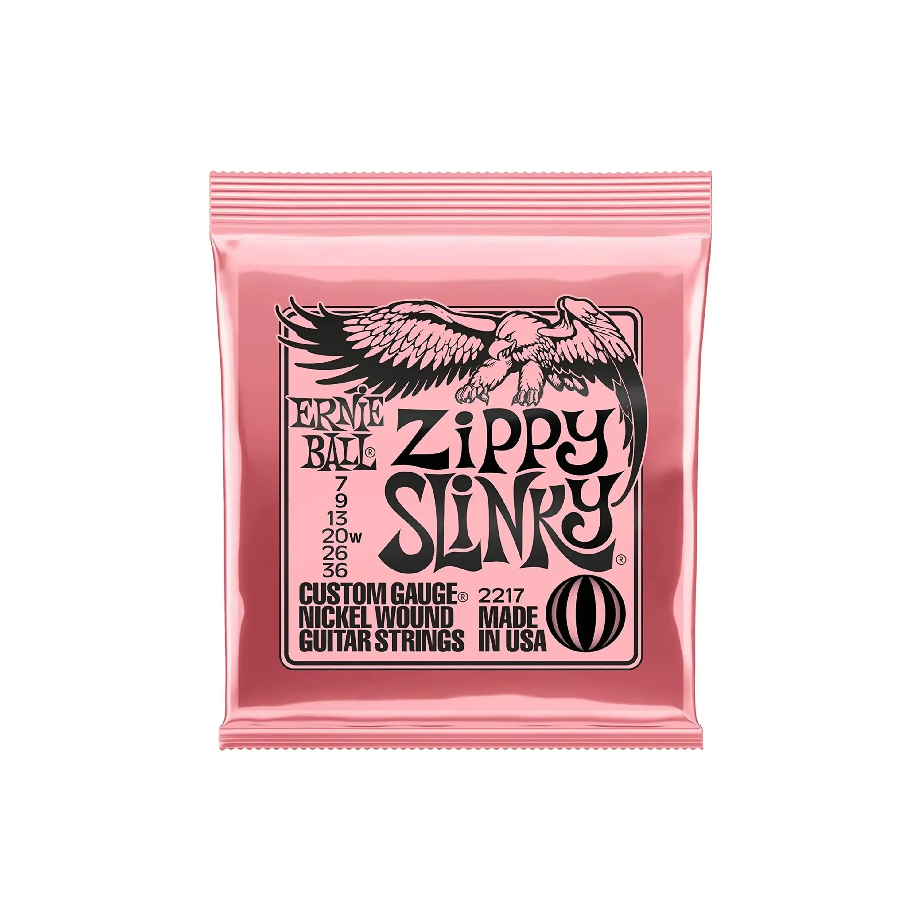 Ernie Ball Zippy Slinky Nickel Wound Electric Guitar Strings - 7-36 Gauge