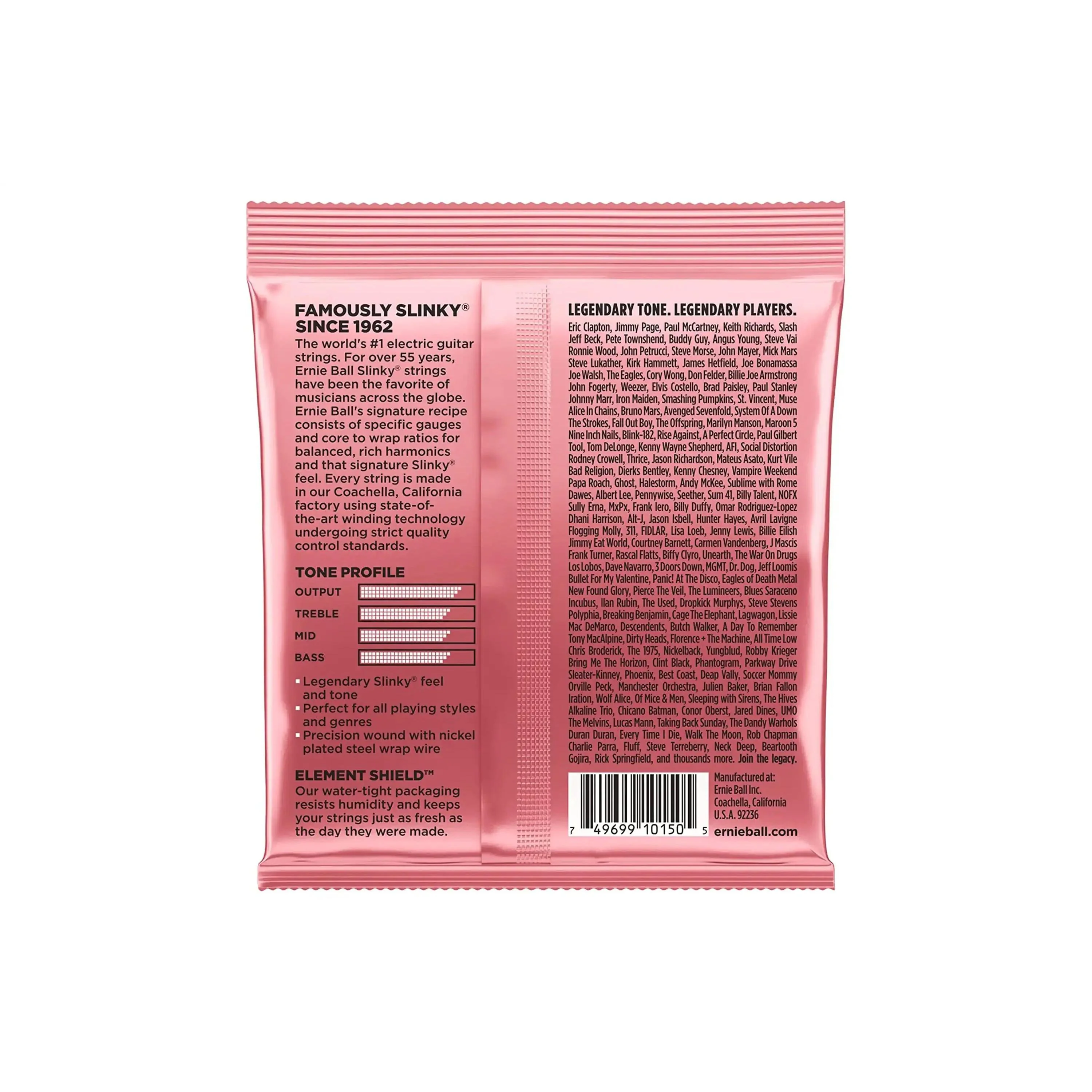 Ernie Ball Zippy Slinky Nickel Wound Electric Guitar Strings - 7-36 Gauge - Image 2