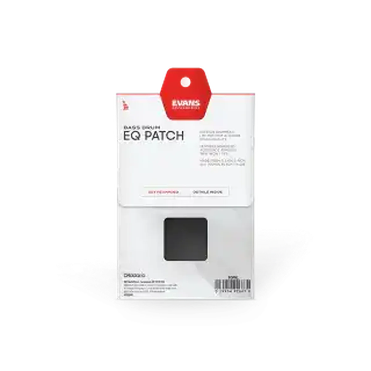 Evans EQ Single Pedal Patch Black Nylon - 2 Pack - Image 4