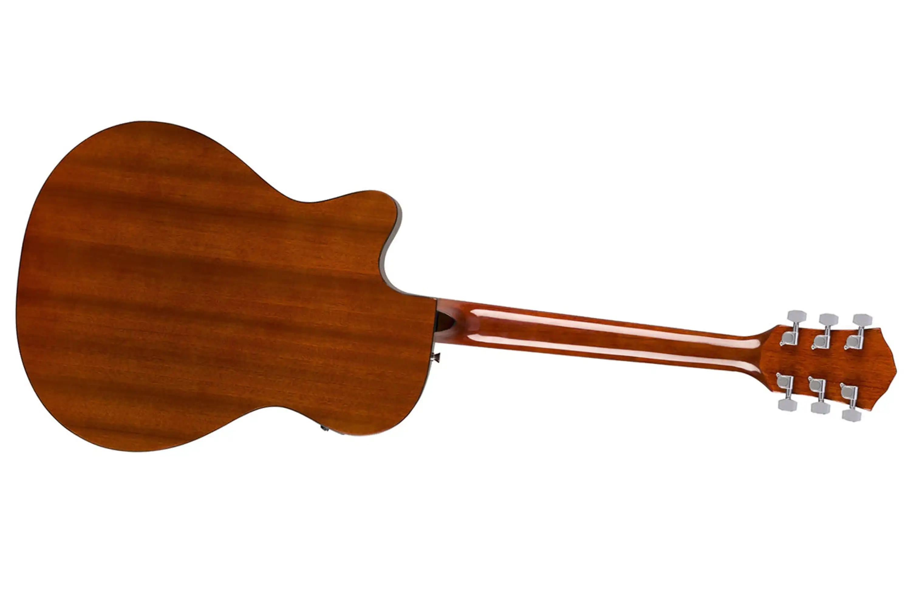 Fender 135CE Concert Acoustic Electric Guitar - Natural Mahogany - Image 4