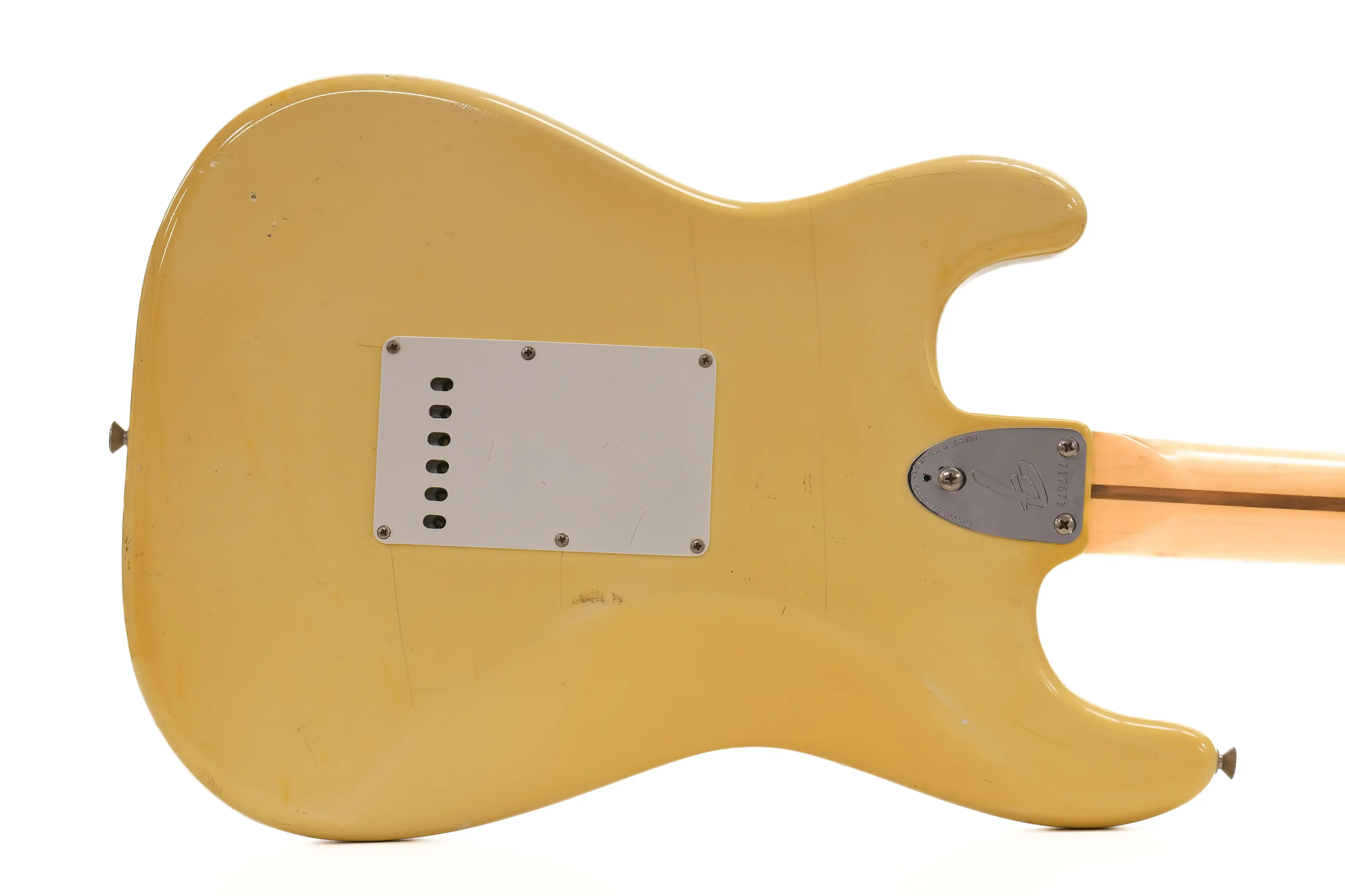 Fender 1976-1977 Stratocaster Olympic White Electric Guitar - Image 2
