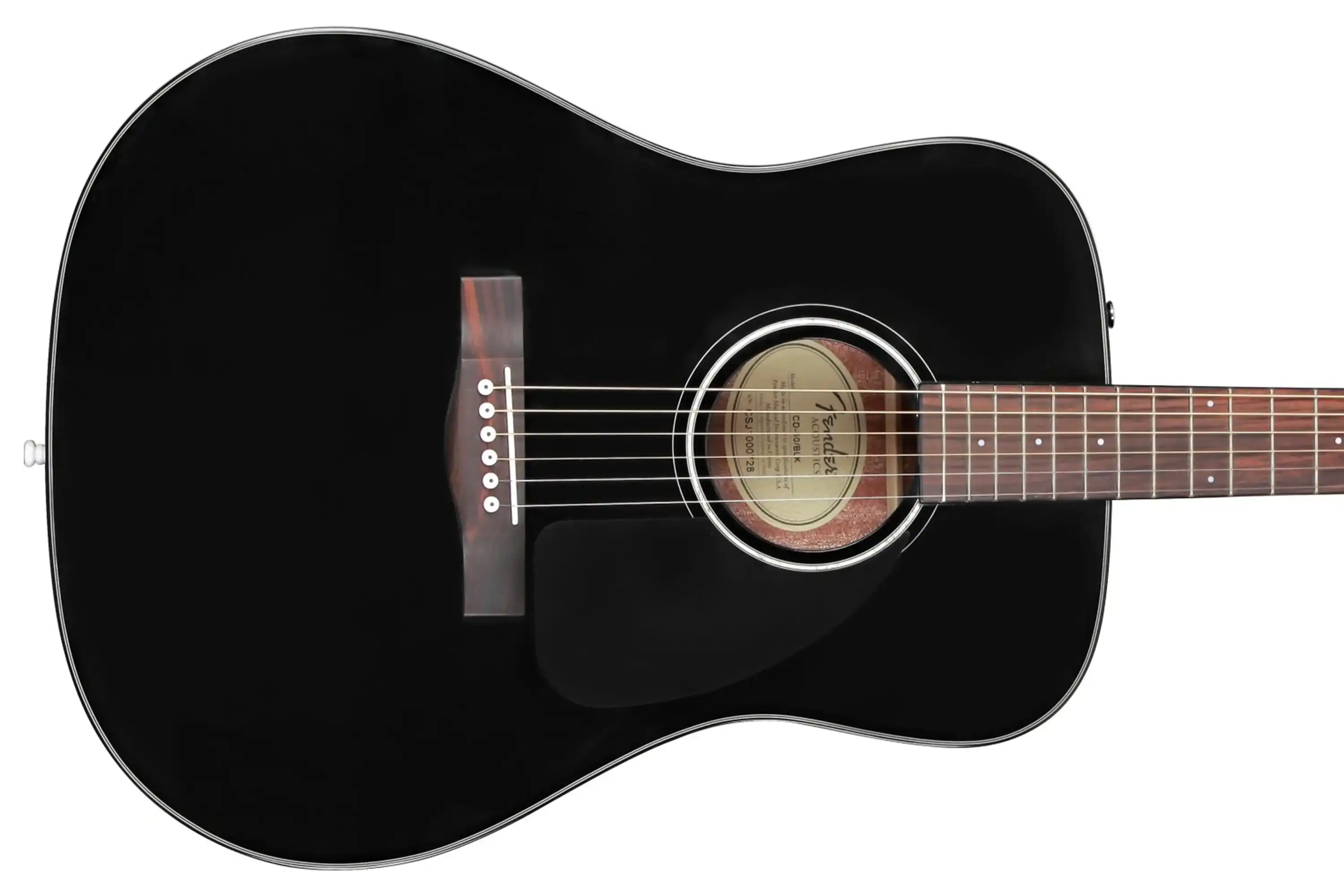 Fender CD-60 Dreadnought V3 Acoustic Guitar - Black