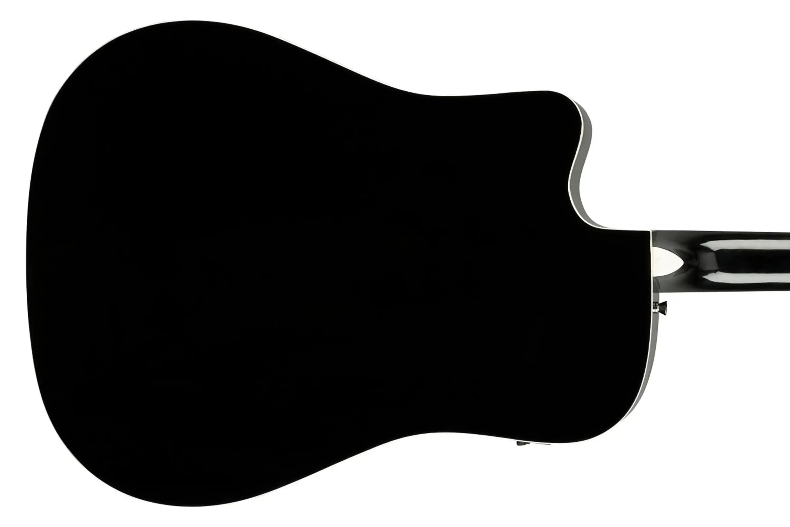 Fender FA-125CE Dreadnought Acoustic-Electric Guitar - Black - Image 2