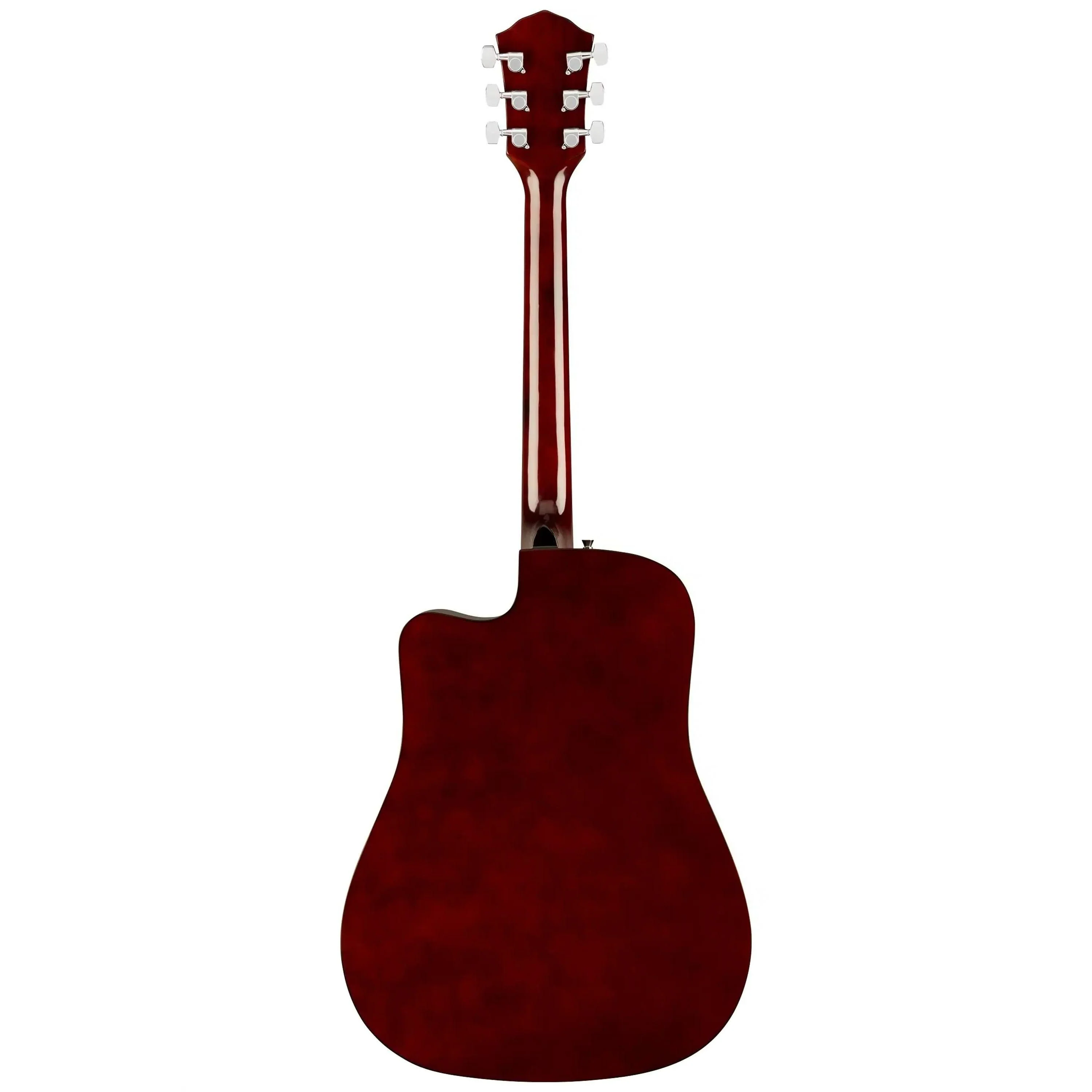 Fender FA-125CE Dreadnought Acoustic-Electric Guitar - Natural - Image 4