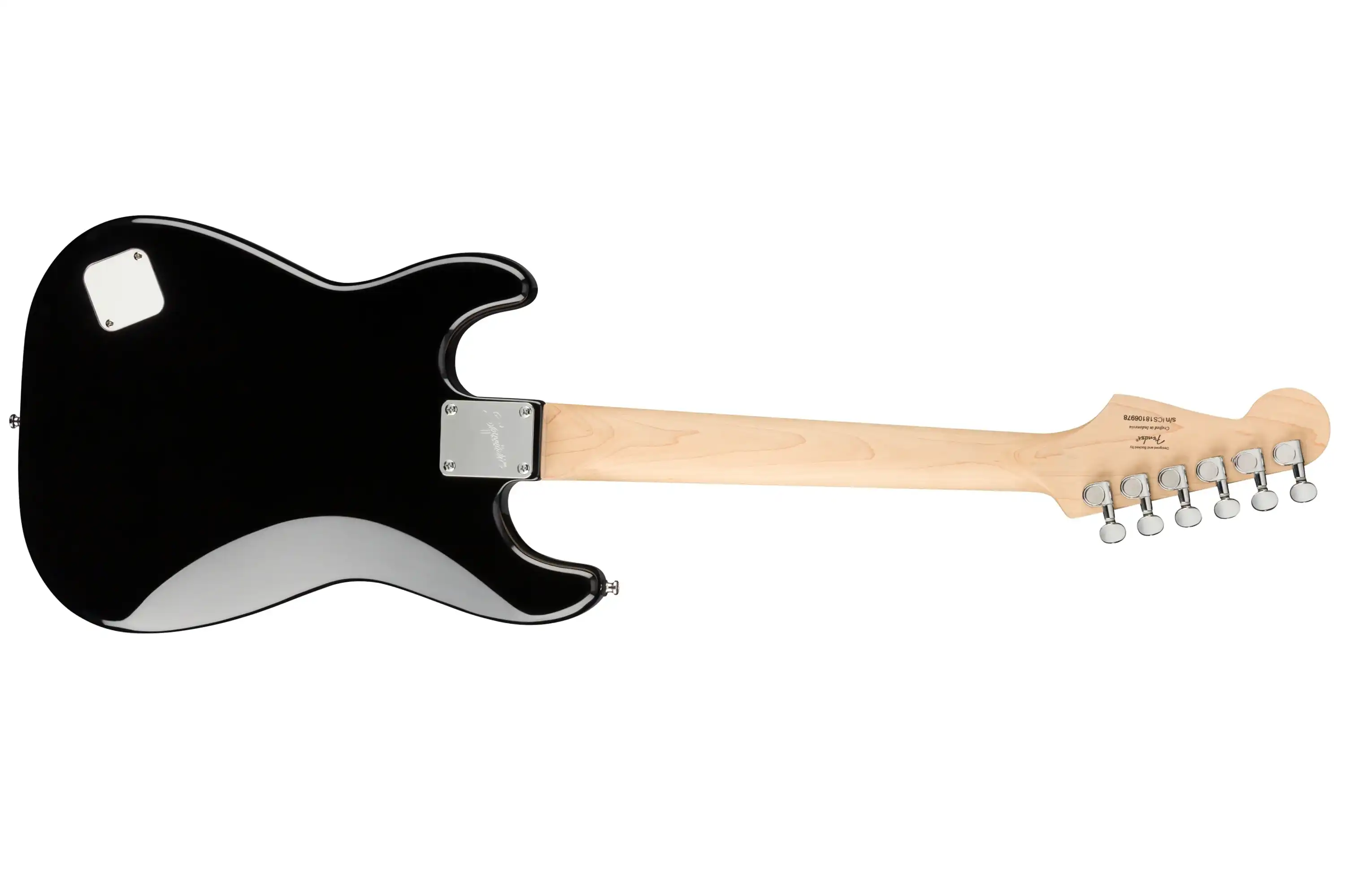 Squier By Fender Mini Stratocaster Guitar - Black - Image 4