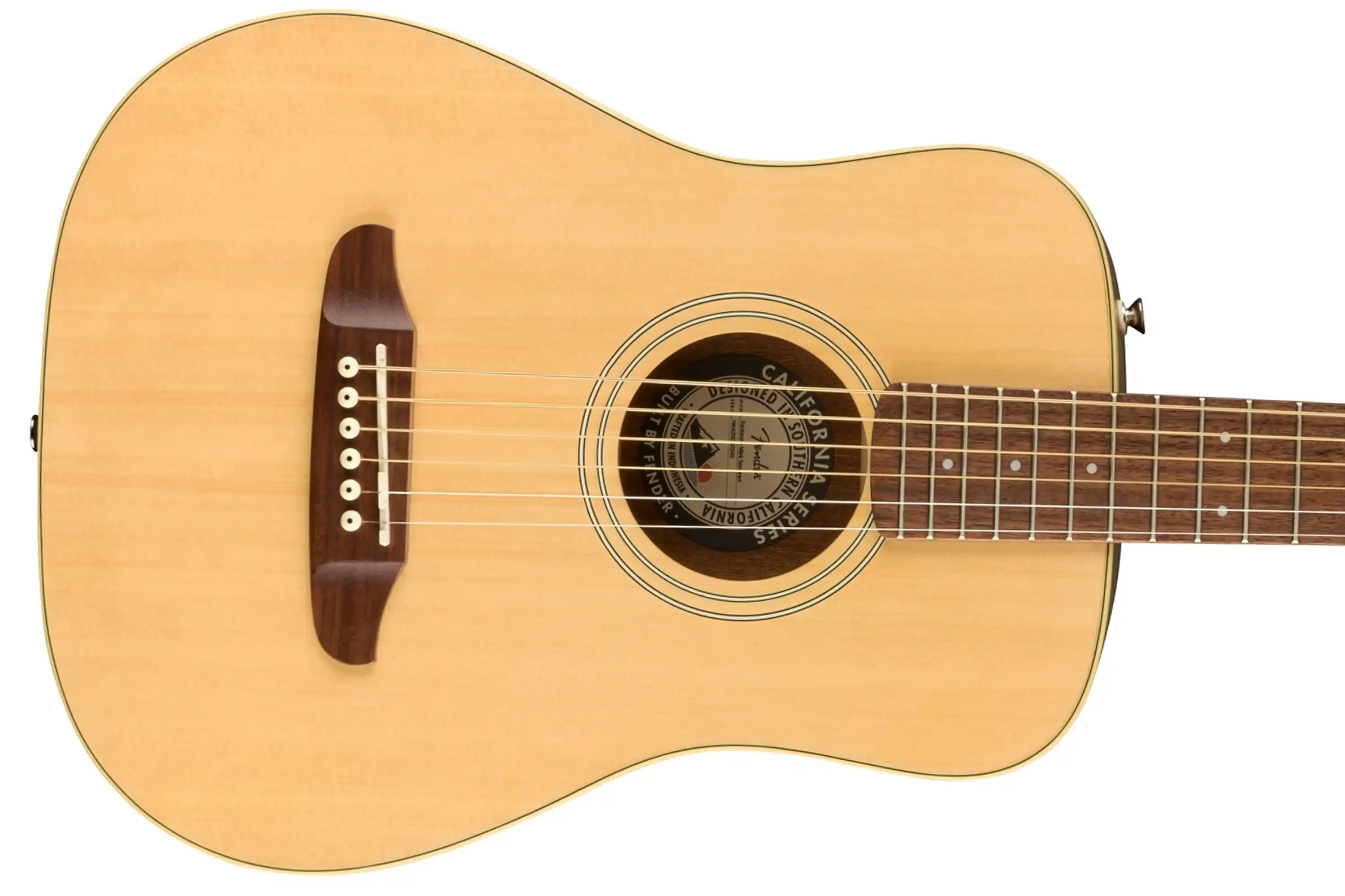 Fender Redondo Mini Acoustic Guitar w/ Bag - Natural