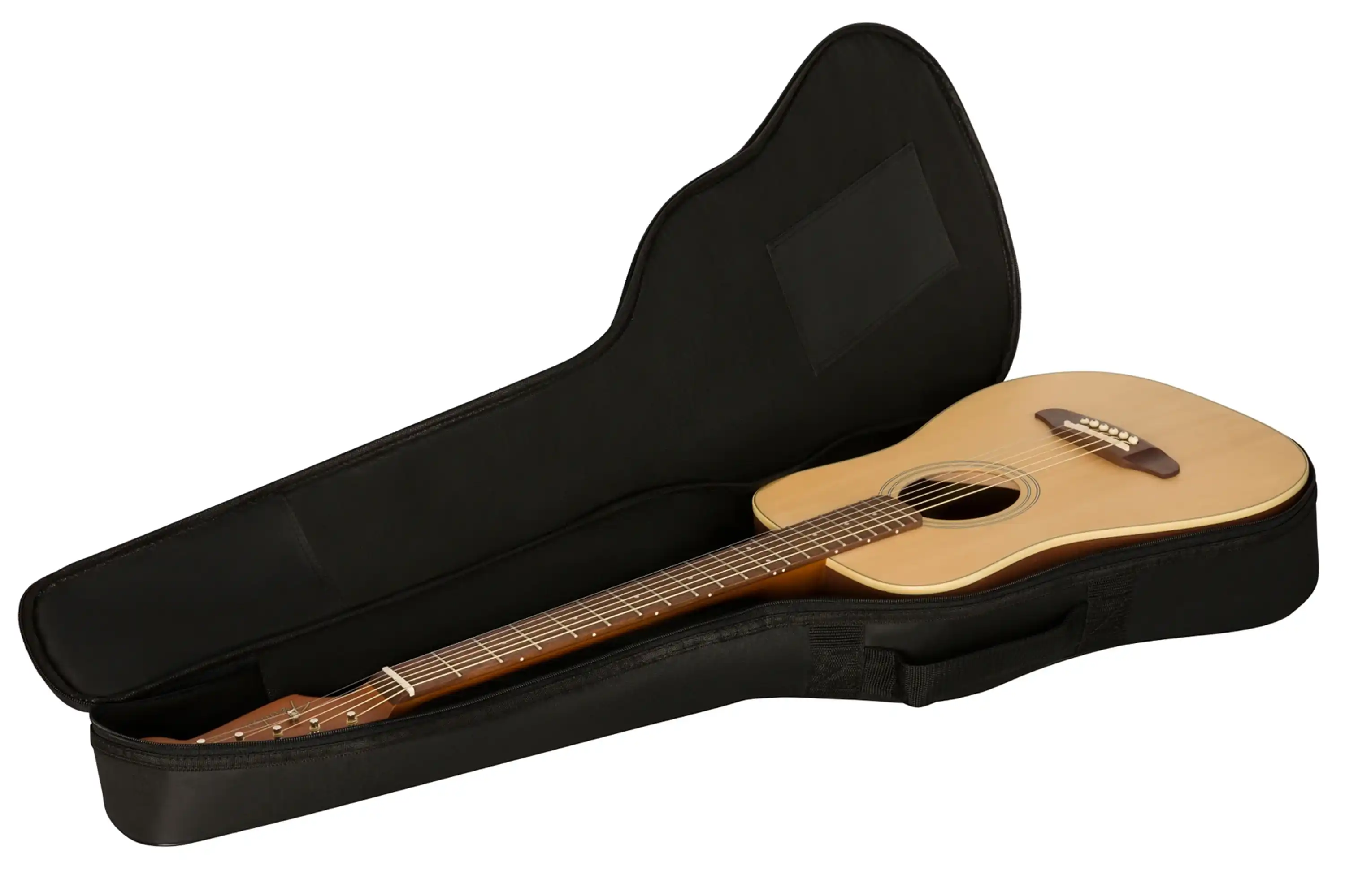 Fender Redondo Mini Acoustic Guitar w/ Bag - Natural - Image 4