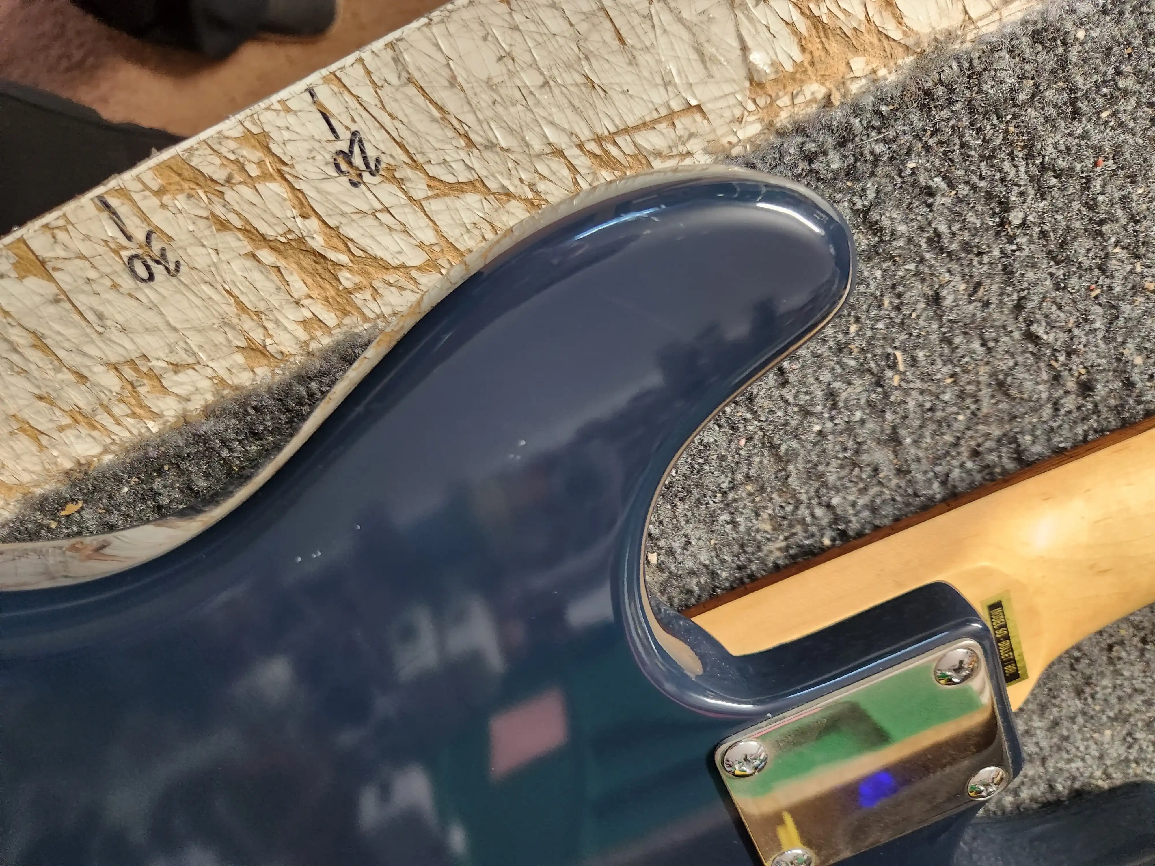 Fender Squier Bullet Stratocaster Navy Blue Electric Guitar - Image 8