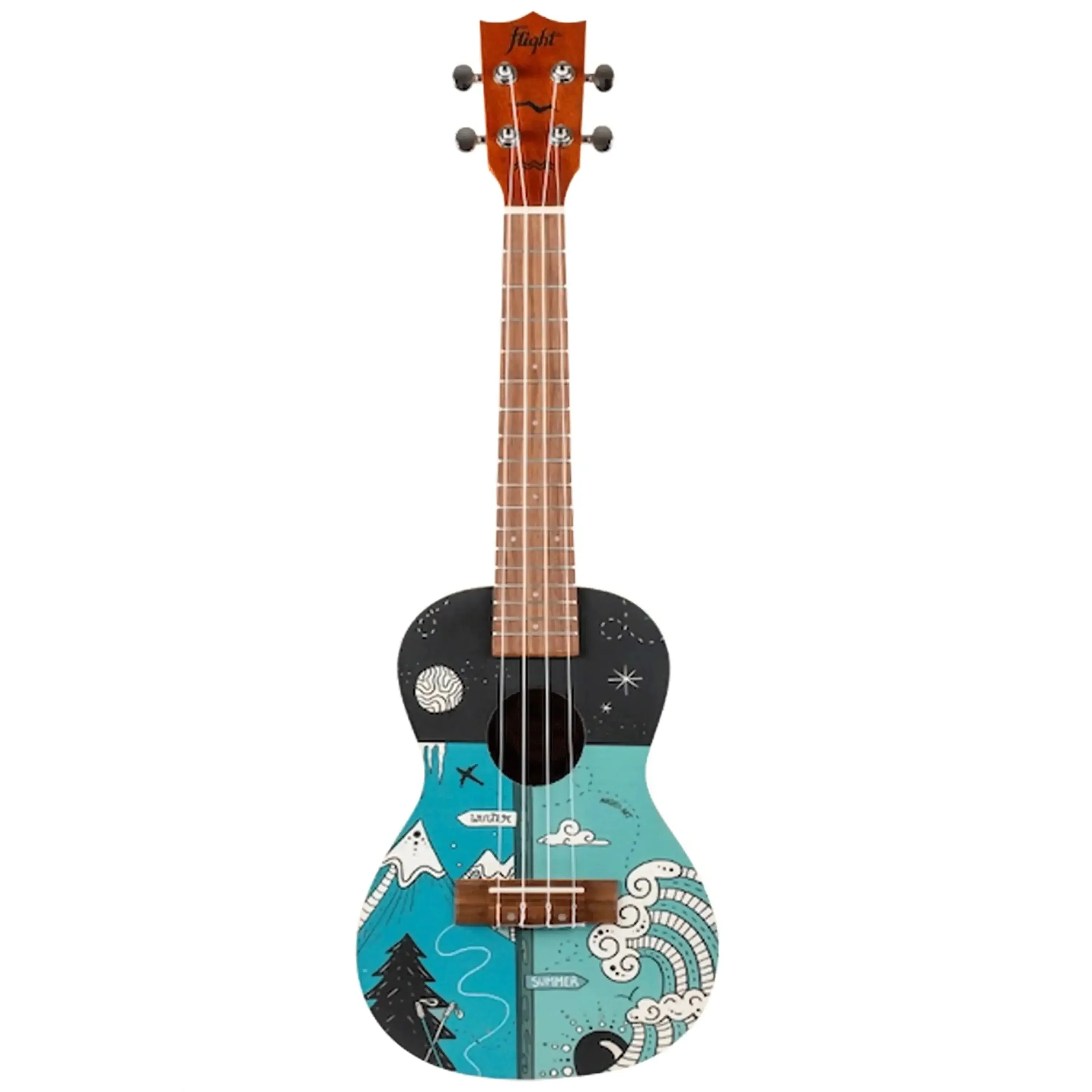 Flight AUC-33 Two Seasons Concert Ukulele - Image 3