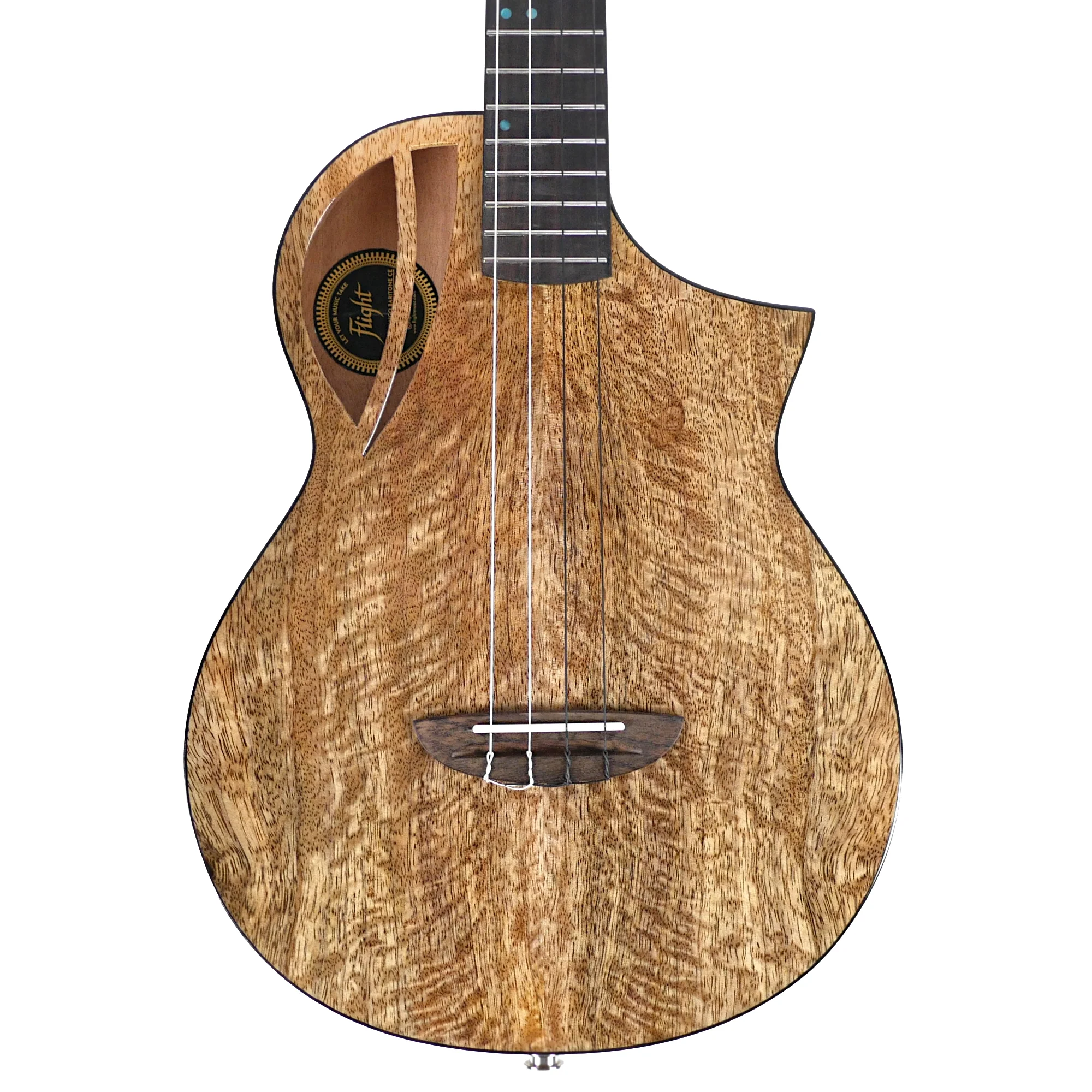 Flight AVIATOR-CE Solid Mango Top Baritone Ukulele w/ Pickup