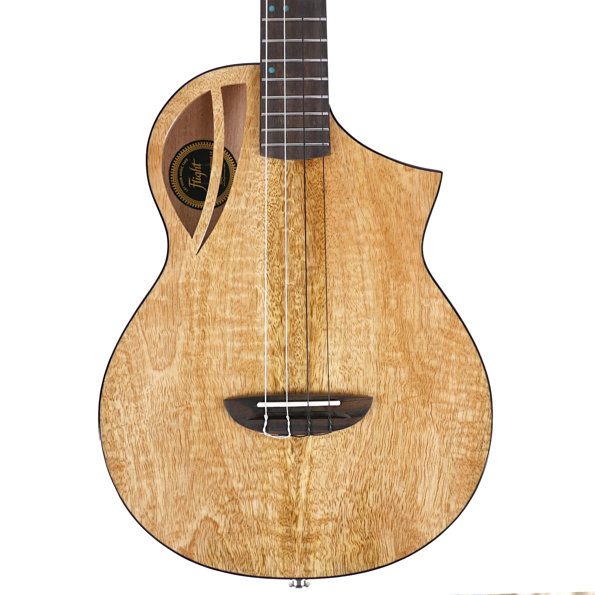 Flight AVIATOR-CE Solid Mango Top Baritone Ukulele w/ Pickup