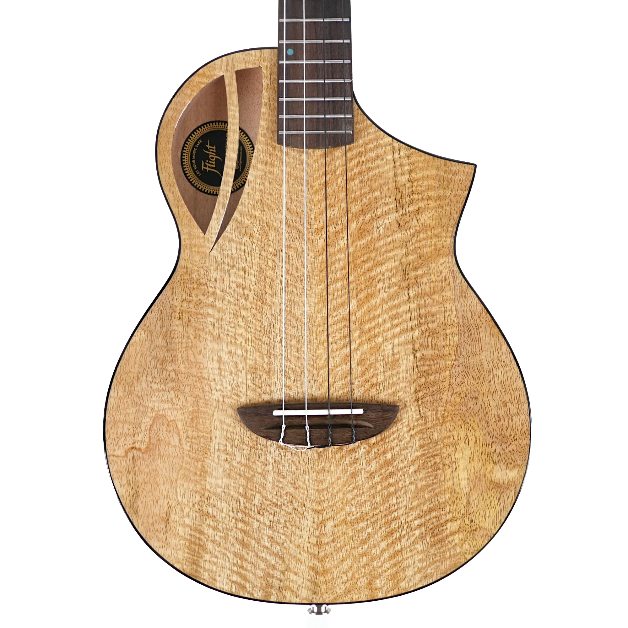 Flight AVIATOR-CE Solid Mango Top Baritone Ukulele w/ Pickup