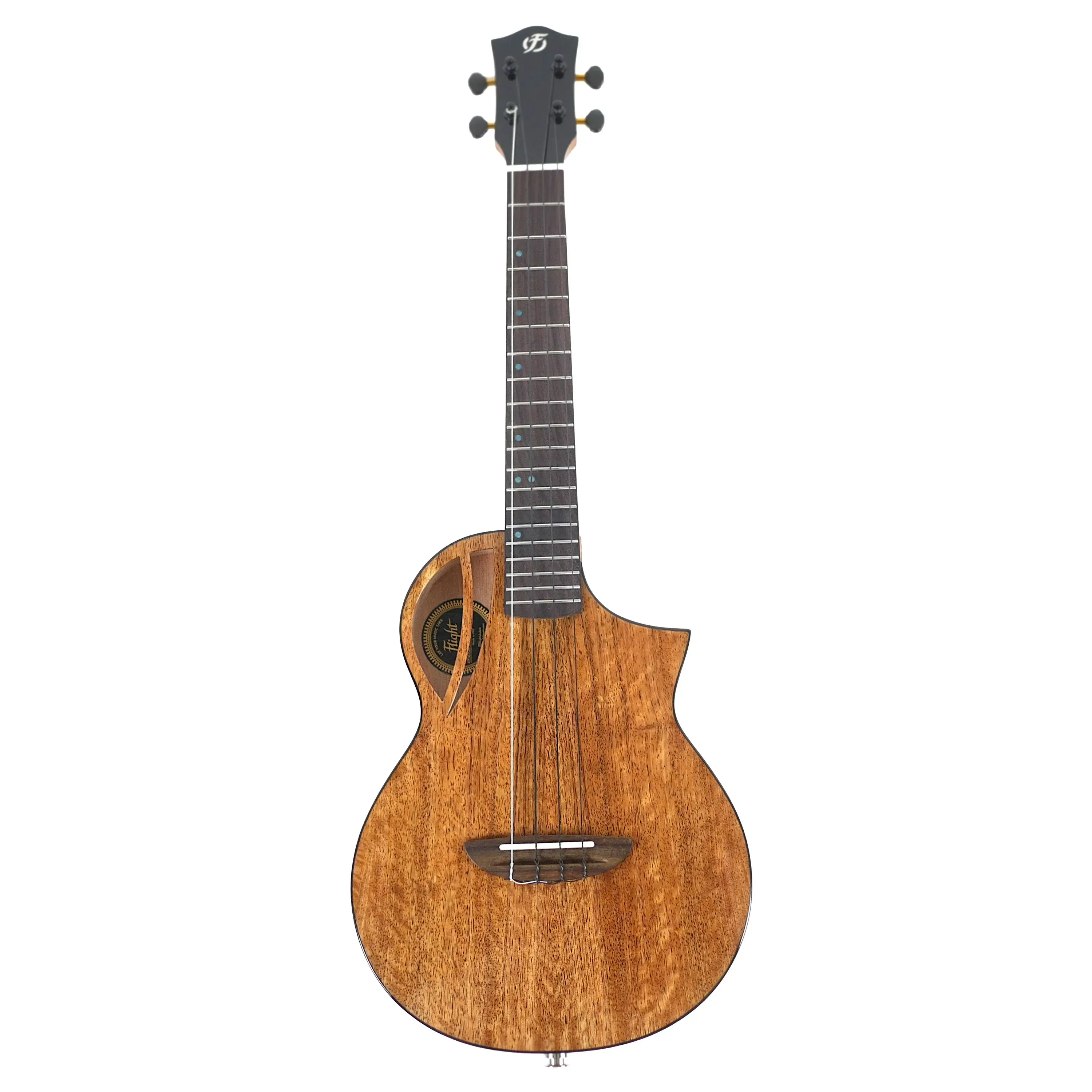 Flight AVIATOR-CE Solid Mango Top Tenor Ukulele w/ Pickup - Image 4
