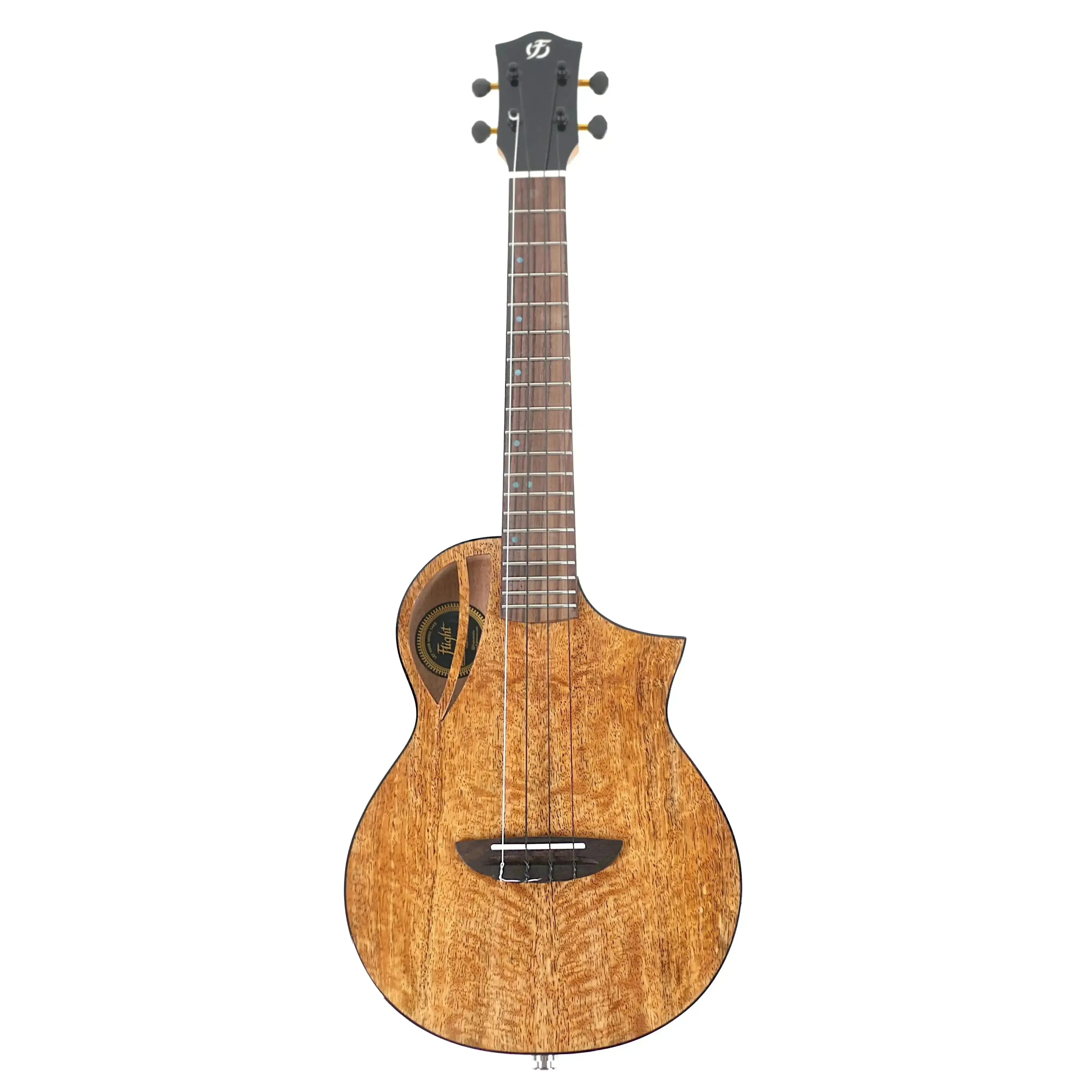 Flight AVIATOR-CE Solid Mango Top Tenor Ukulele w/ Pickup - Image 4