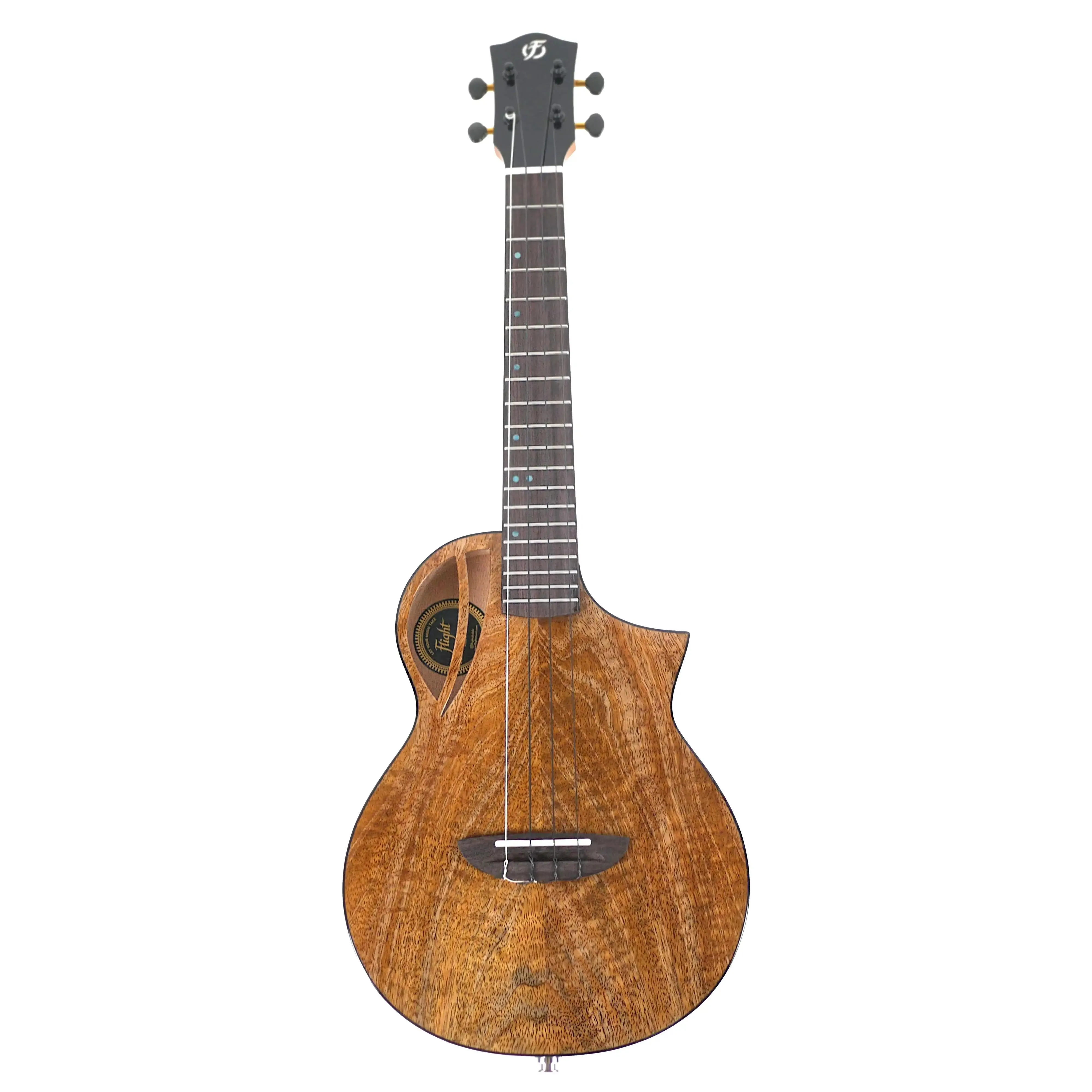 Flight AVIATOR-CE Solid Mango Top Tenor Ukulele w/ Pickup - Image 4