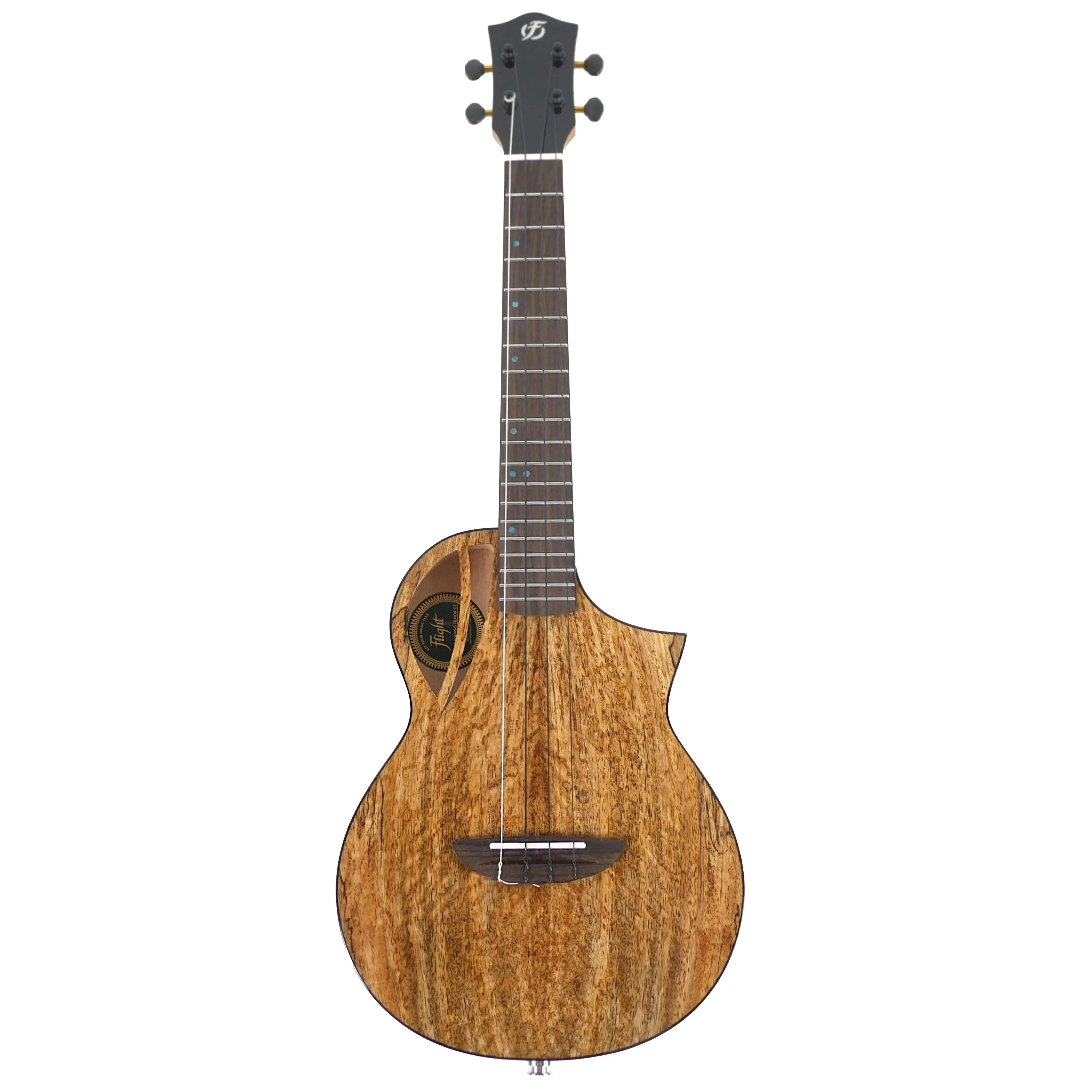 Flight AVIATOR-CE Solid Mango Top Tenor Ukulele w/ Pickup - Image 4