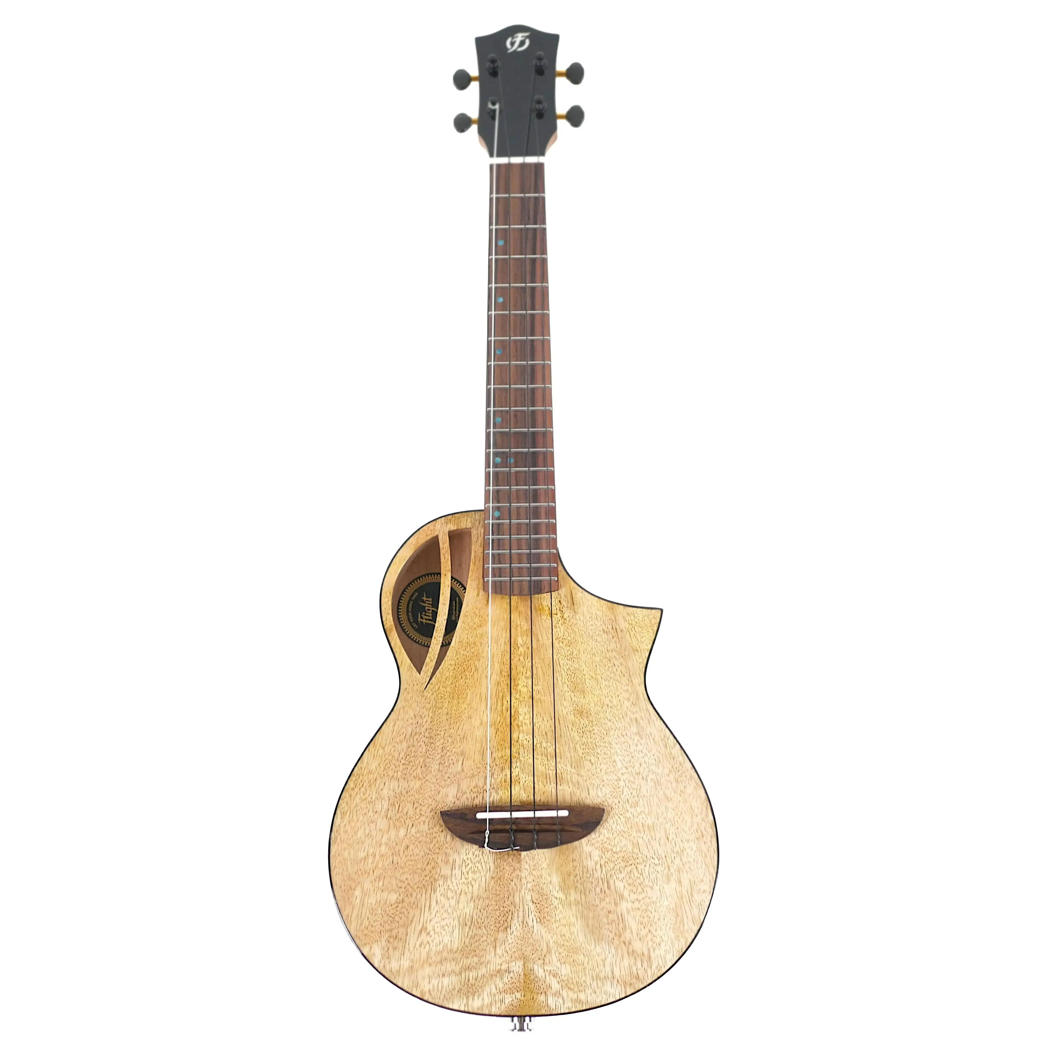 Flight AVIATOR-CE Solid Mango Top Tenor Ukulele w/ Pickup - Image 4