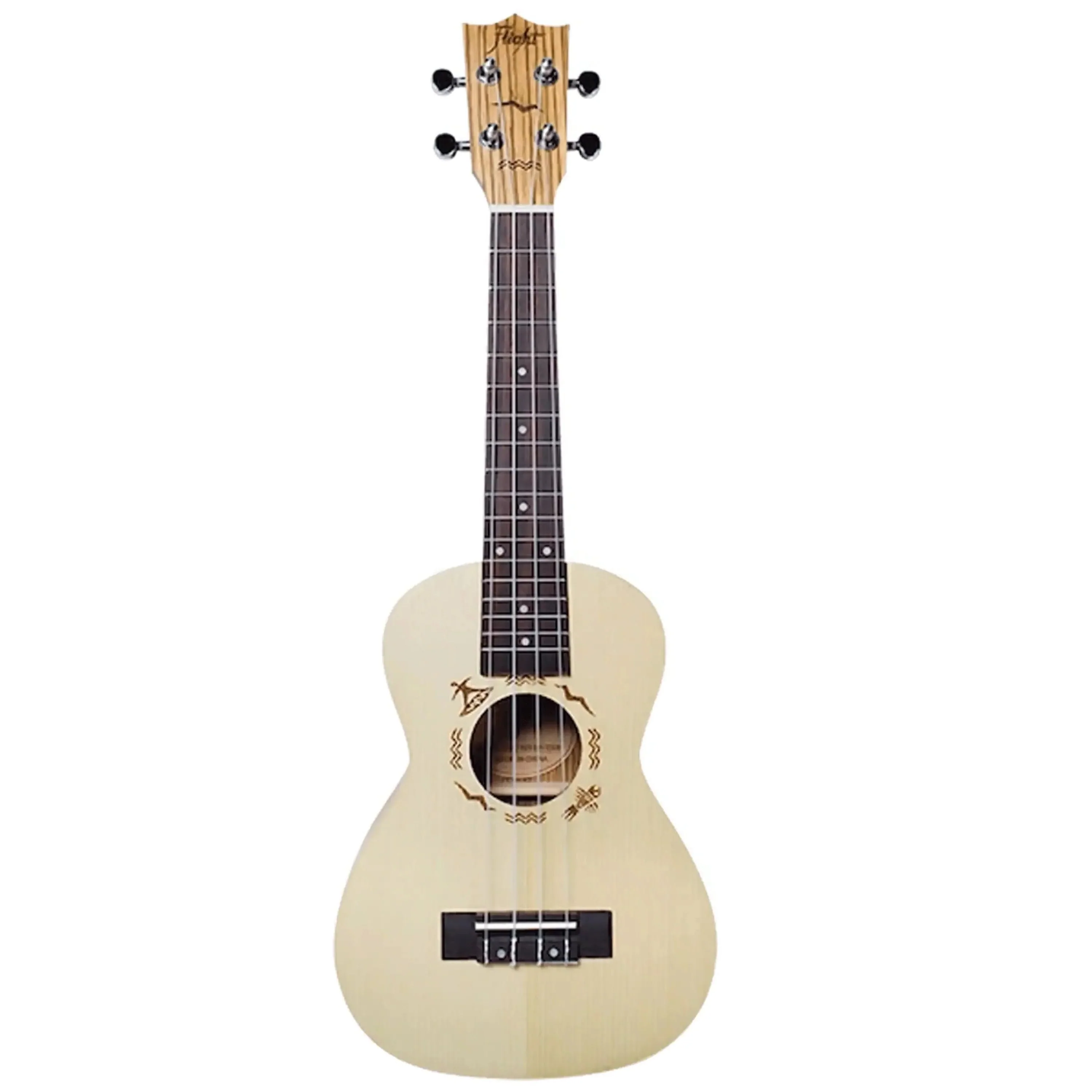 Flight DUC325 SP/ZEB Acoustic Concert Ukulele - Image 3