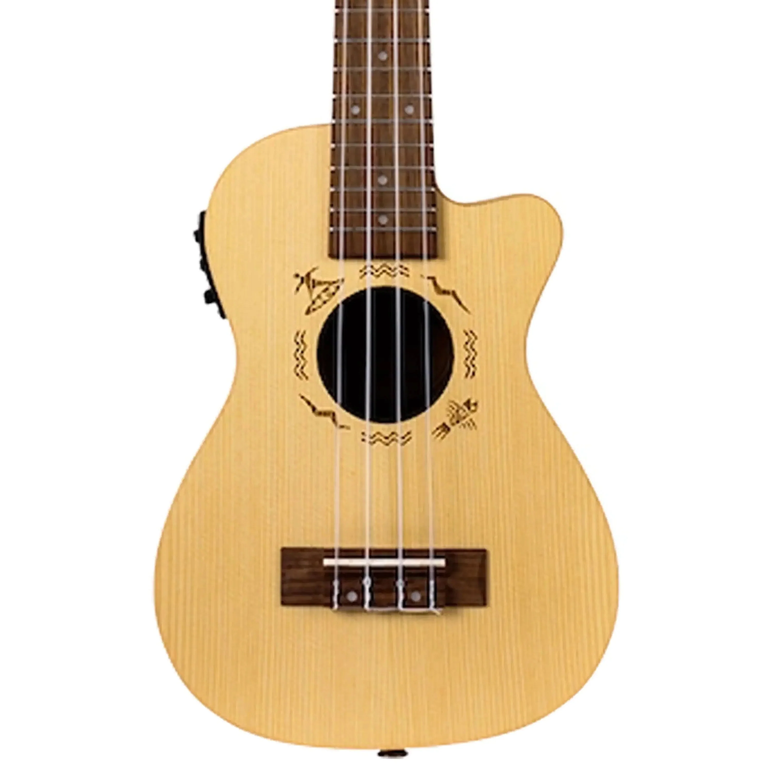 Flight DUC328 CEQ SP/ZEB Electro-Acoustic Concert Ukulele