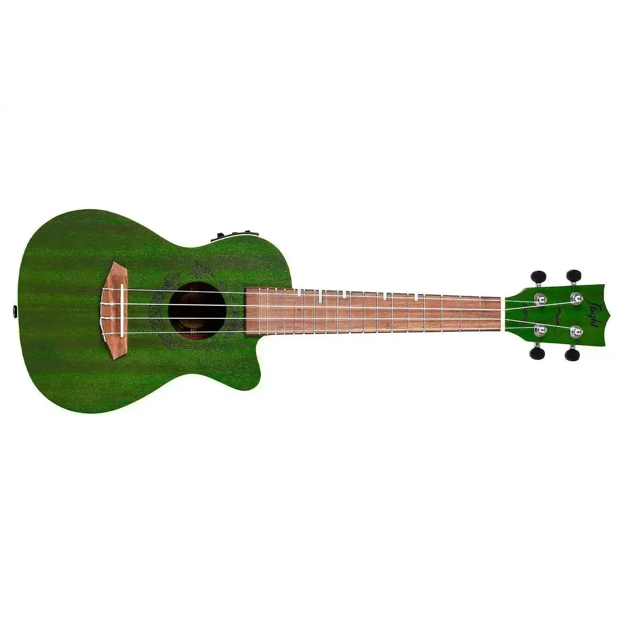 Flight DUC380 CEQ Jade Concert Ukulele w/ EQ - Image 3