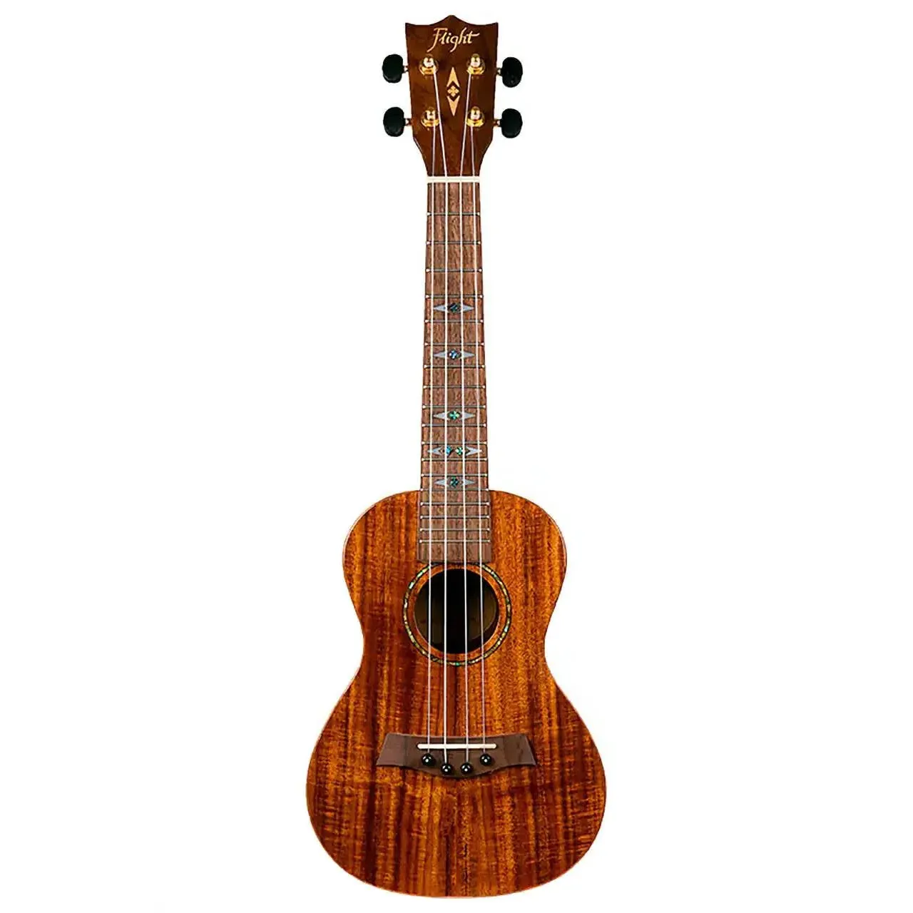 Flight DUC445 Supernatural Series Gloss Acacia Concert Ukulele - Image 3