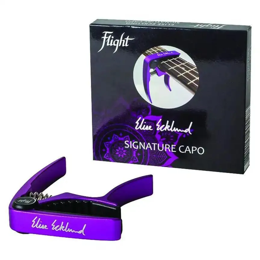 FLIGHT ELISE ECKLUND SIGNATURE UKULELE CAPO Purple FC-EE - Image 4