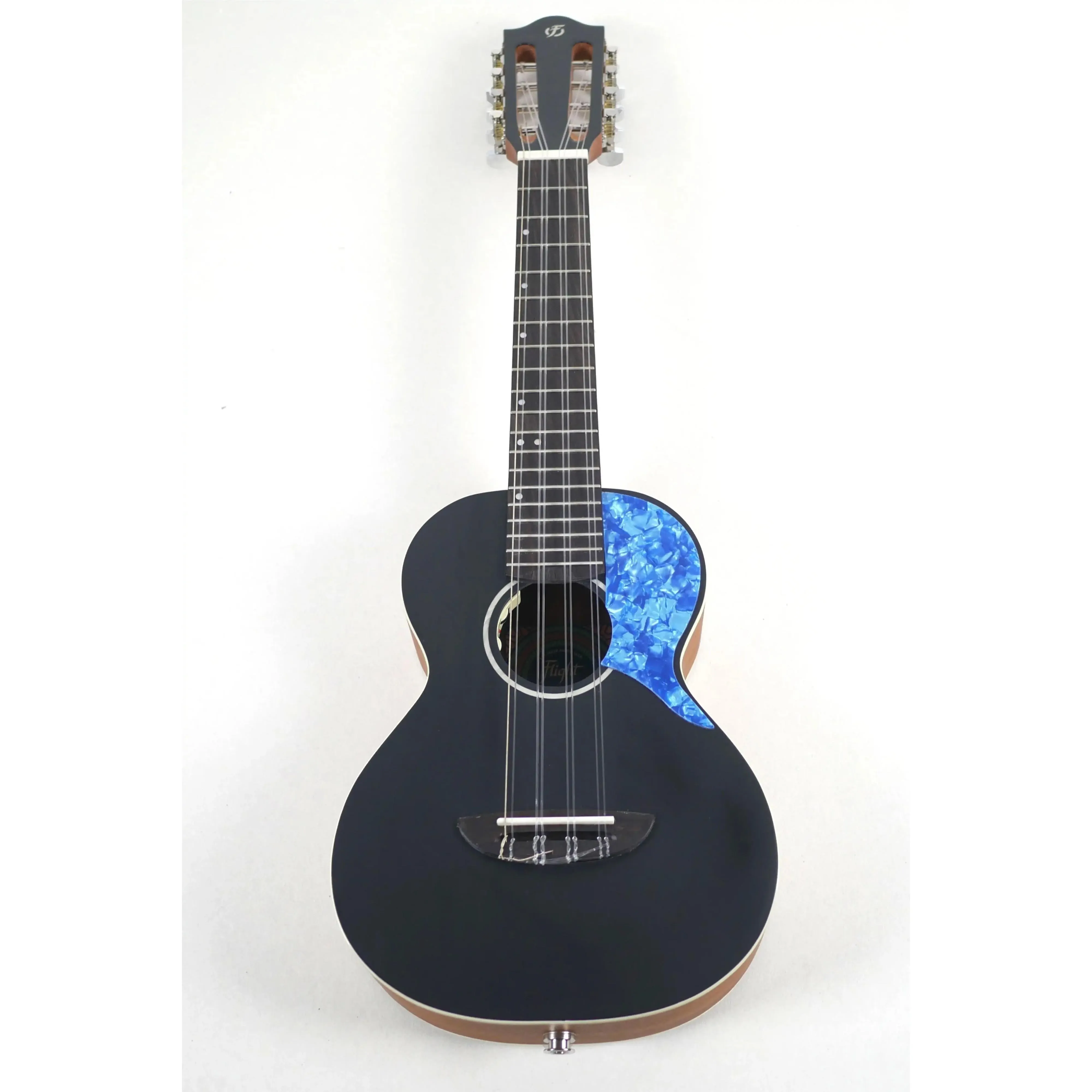 Flight IRIS-8 Solid Spruce Top 8-String Tenor Ukulele w/ Pickup - Image 4