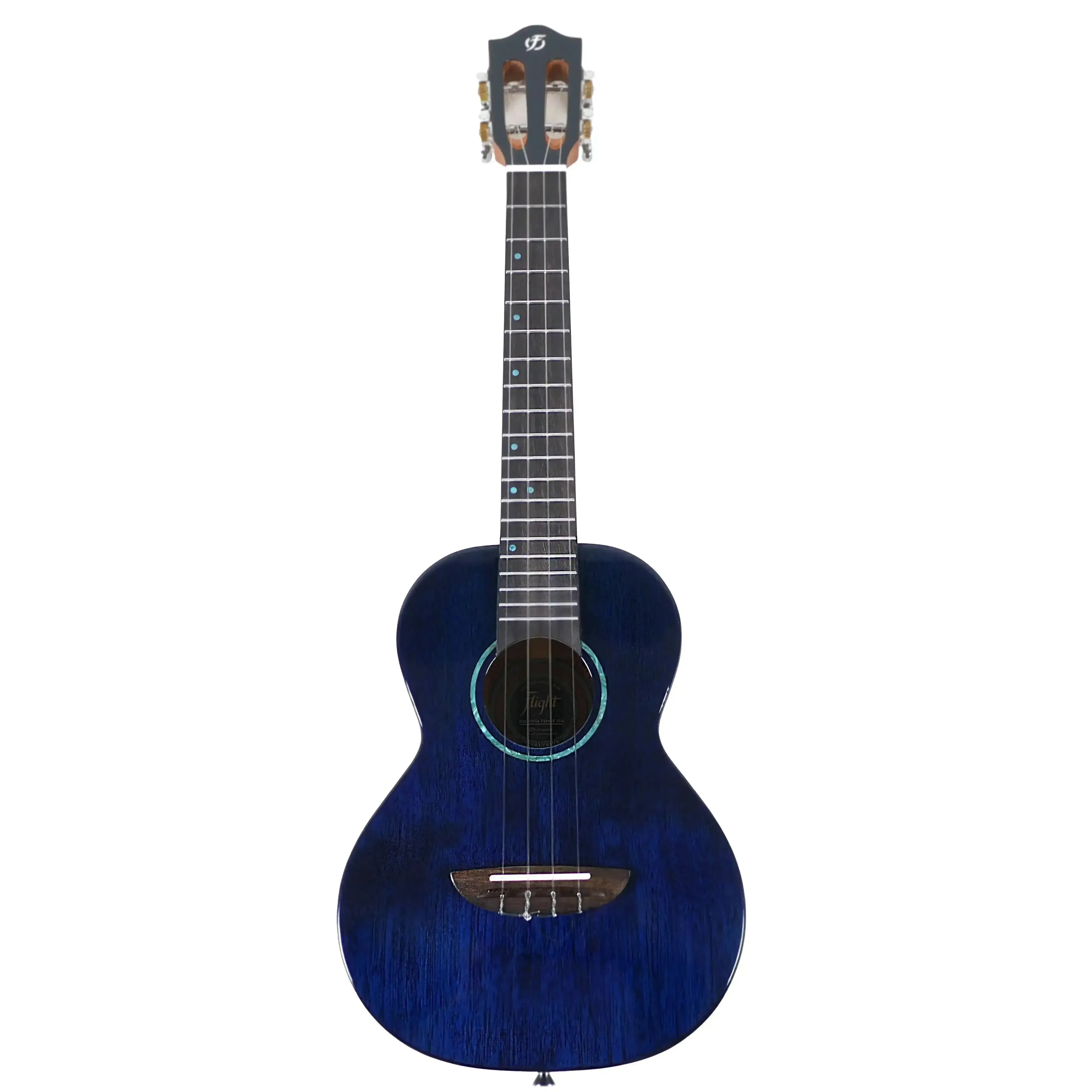 Flight IRIS TINTA TDB Transparent Blue Tenor Ukulele - Image 4