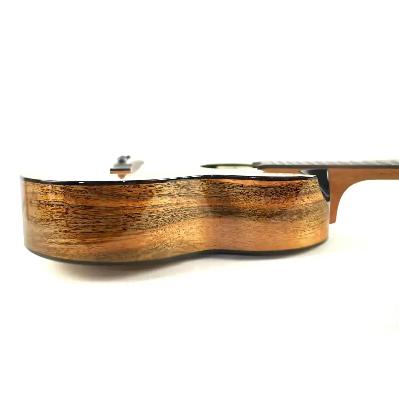 Flight Lily EQ-A Solid Cedar Top Baritone Ukulele w/ Pickup - Image 3