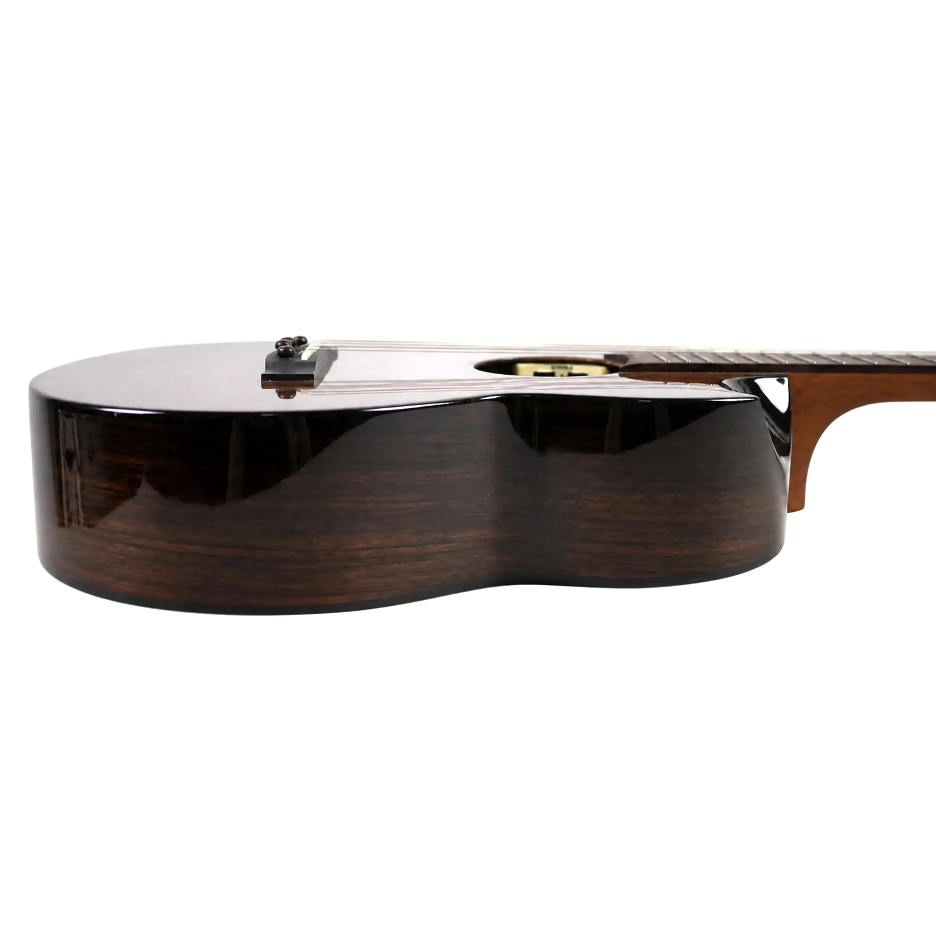 Flight Maia EQ-A Solid Mango Top Baritone Ukulele w/ Pickup - Image 3