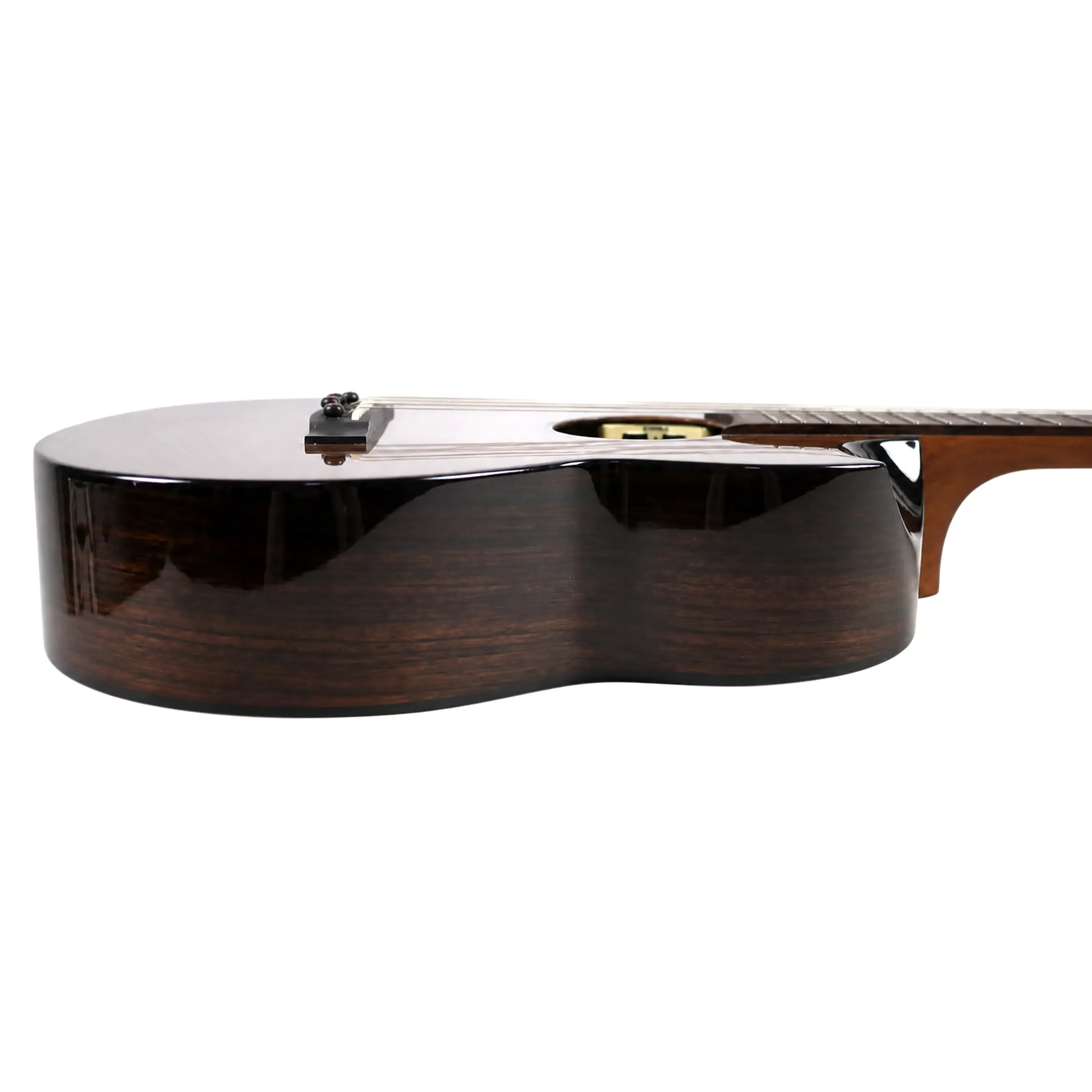 Flight Maia EQ-A Solid Mango Top Baritone Ukulele w/ Pickup - Image 3
