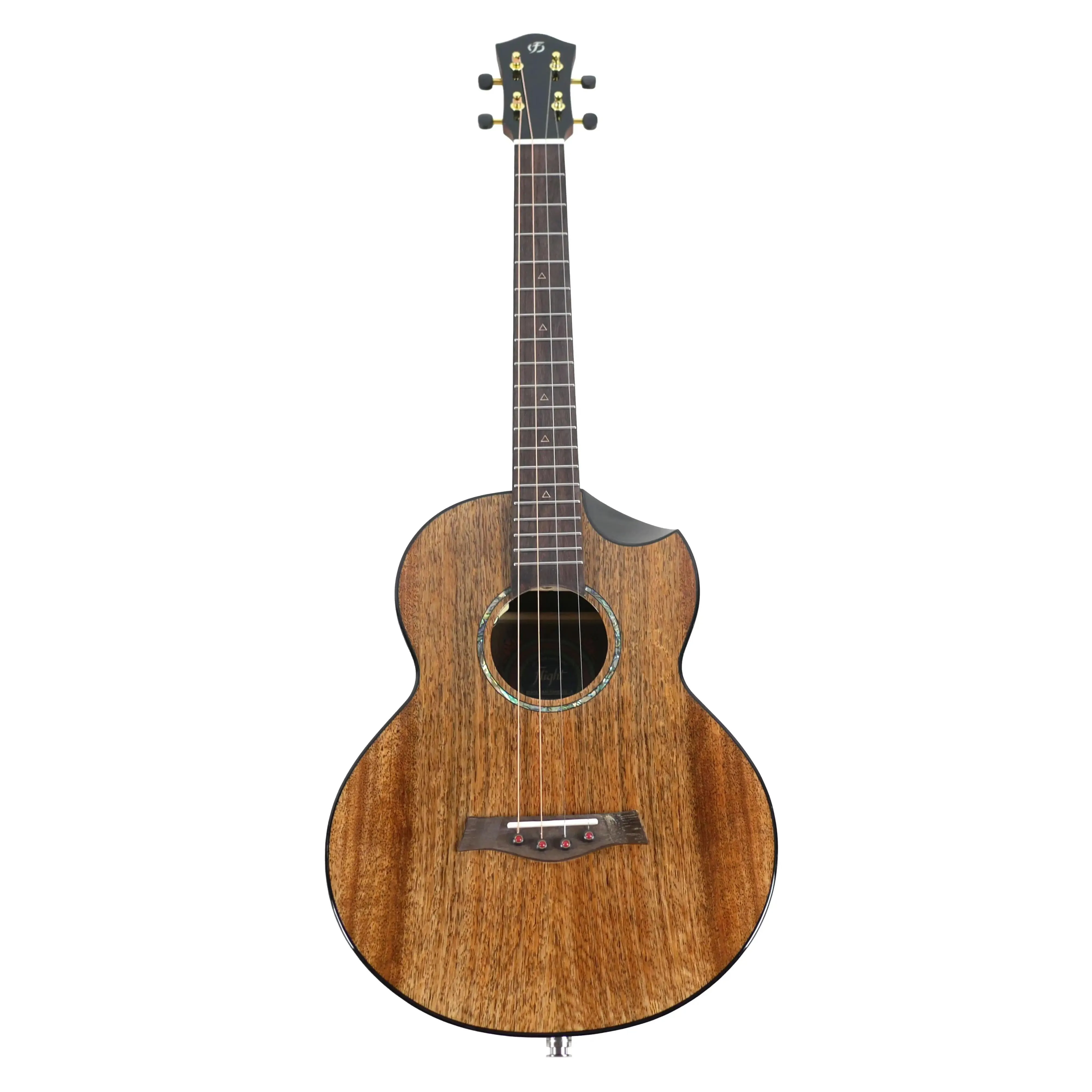 Flight Maia EQ-A Solid Mango Top Baritone Ukulele - Image 4