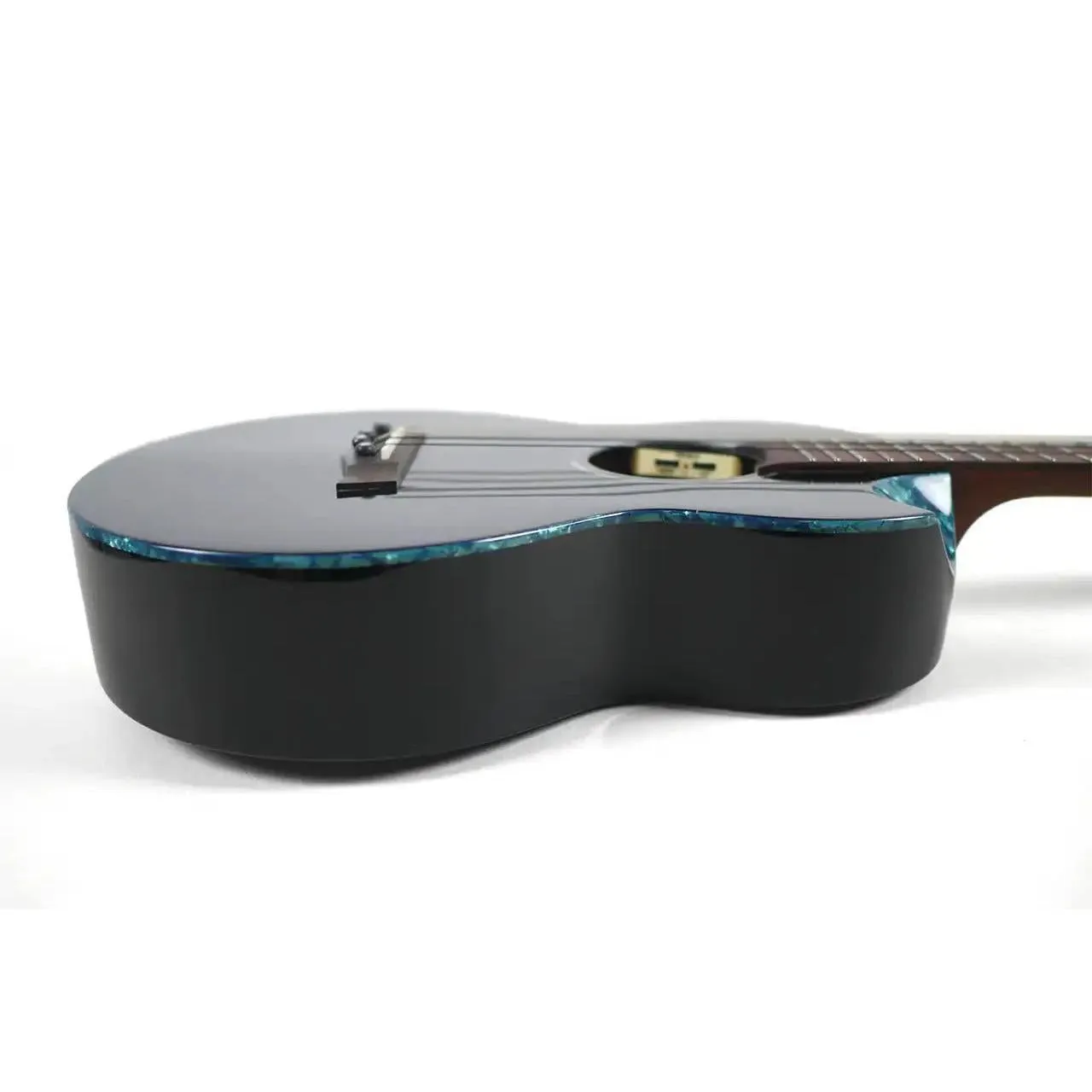 Flight Nighthawk EQ-A Solid Spruce Top Baritone Ukulele - Image 3