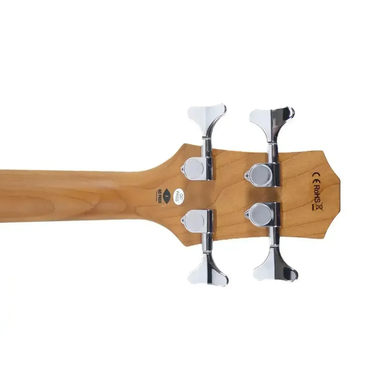 Flight PBR Poplar Burl Top Solid Body Electric Mini Bass - Image 7