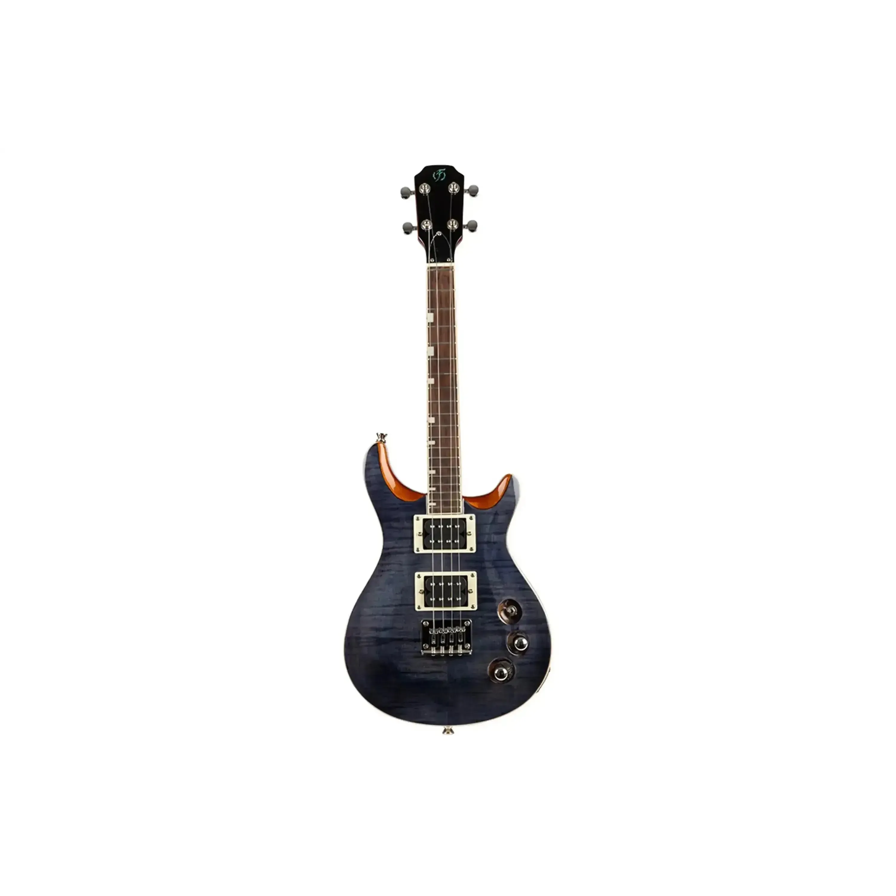 Flight Vanguard TBK Transparent Black Electric Tenor Ukulele - Image 5
