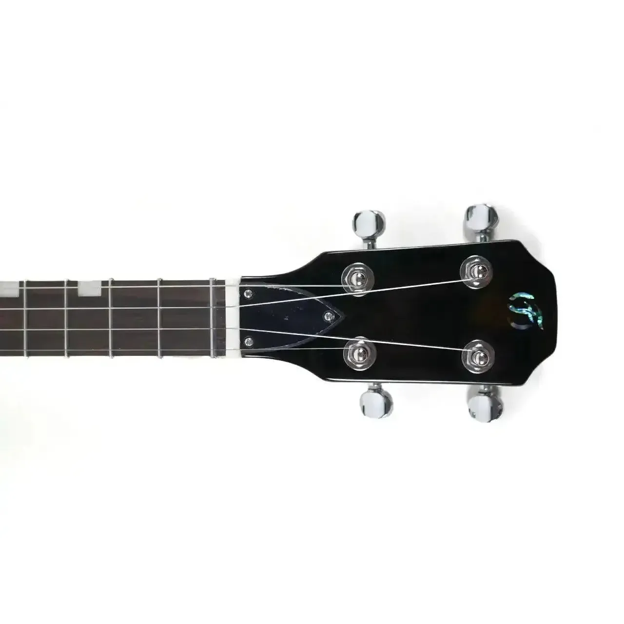 Flight Vanguard TPP Transparent Purple Solid Body Electric Tenor Ukulele - Image 7