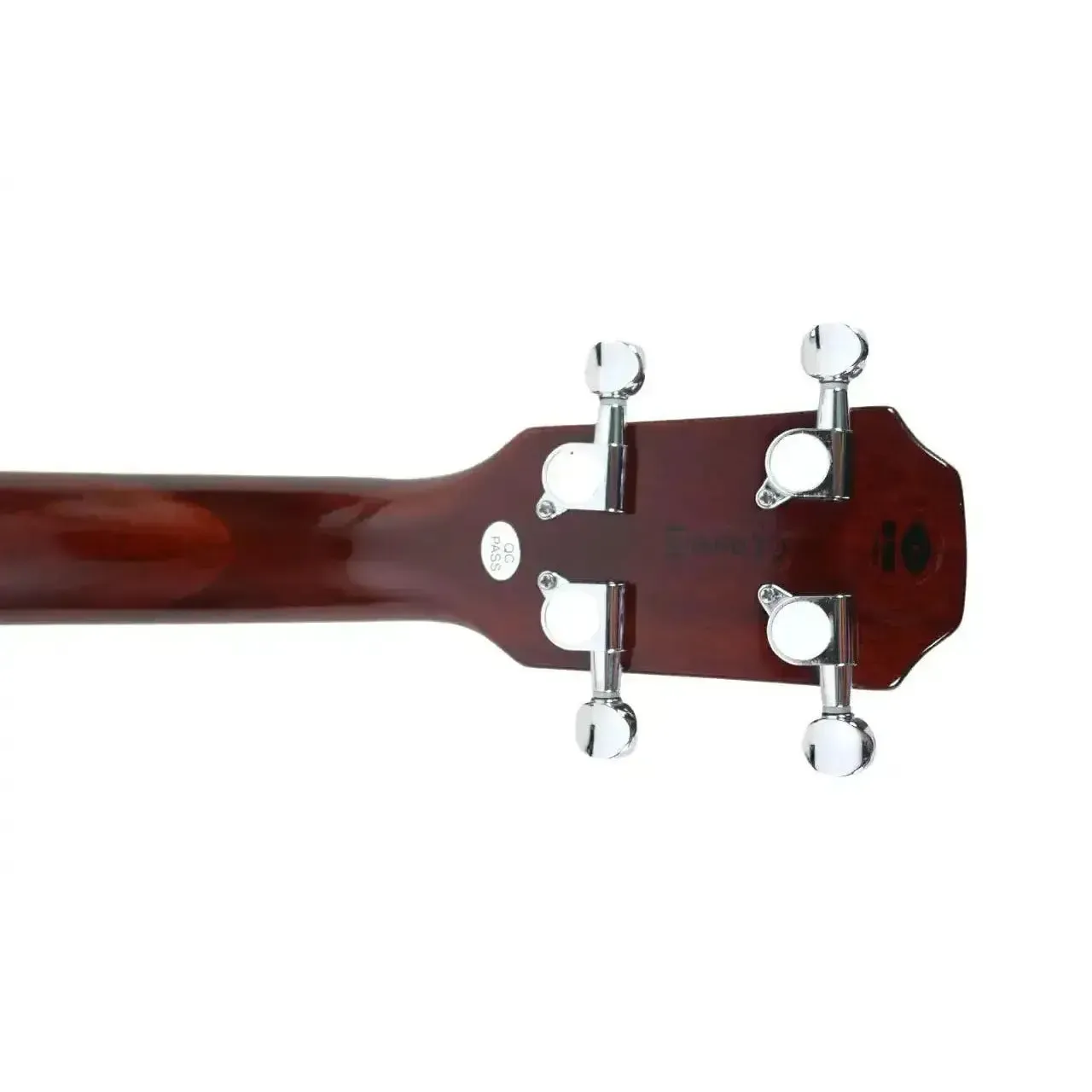 Flight Vanguard TPP Transparent Purple Solid Body Electric Tenor Ukulele - Image 8