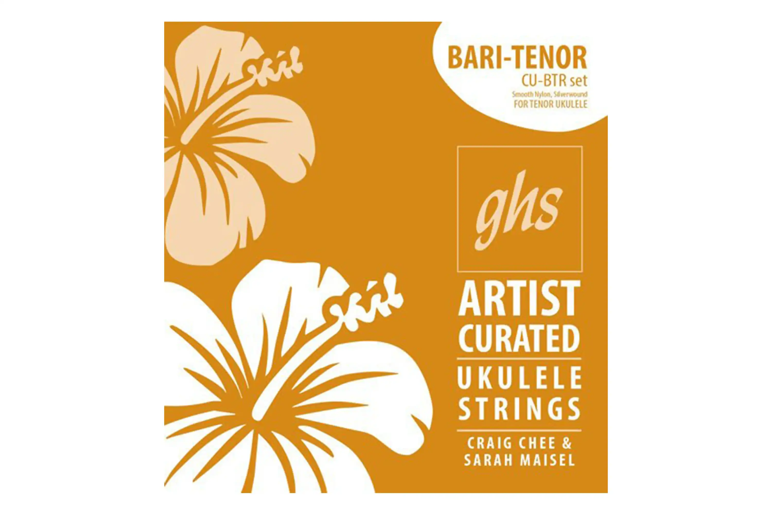 GHS CU-BTR Artist Curated Series Ukulele Strings - Baritone Tuning for Tenor