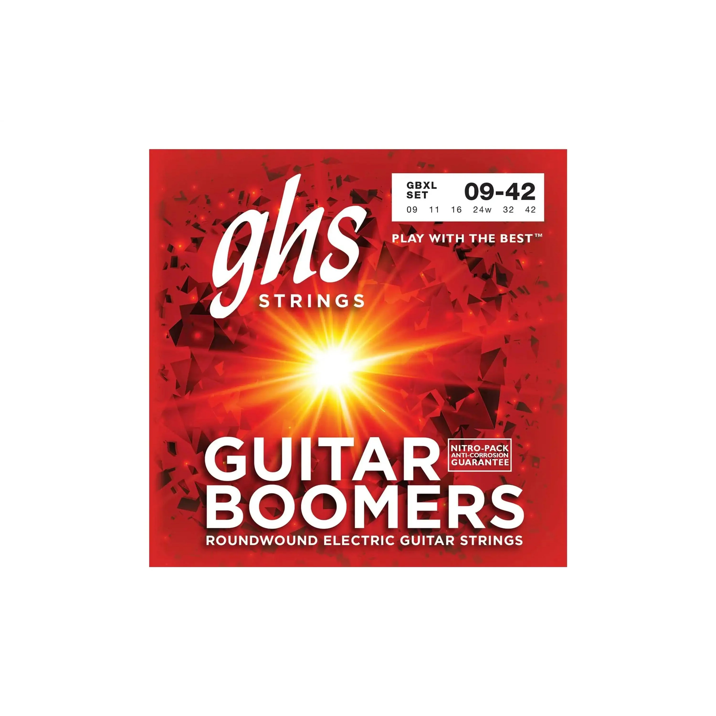 GHS GBXL Guitar Boomers Nickel-Plated Electric Guitar Strings - Extra Light .009-.042