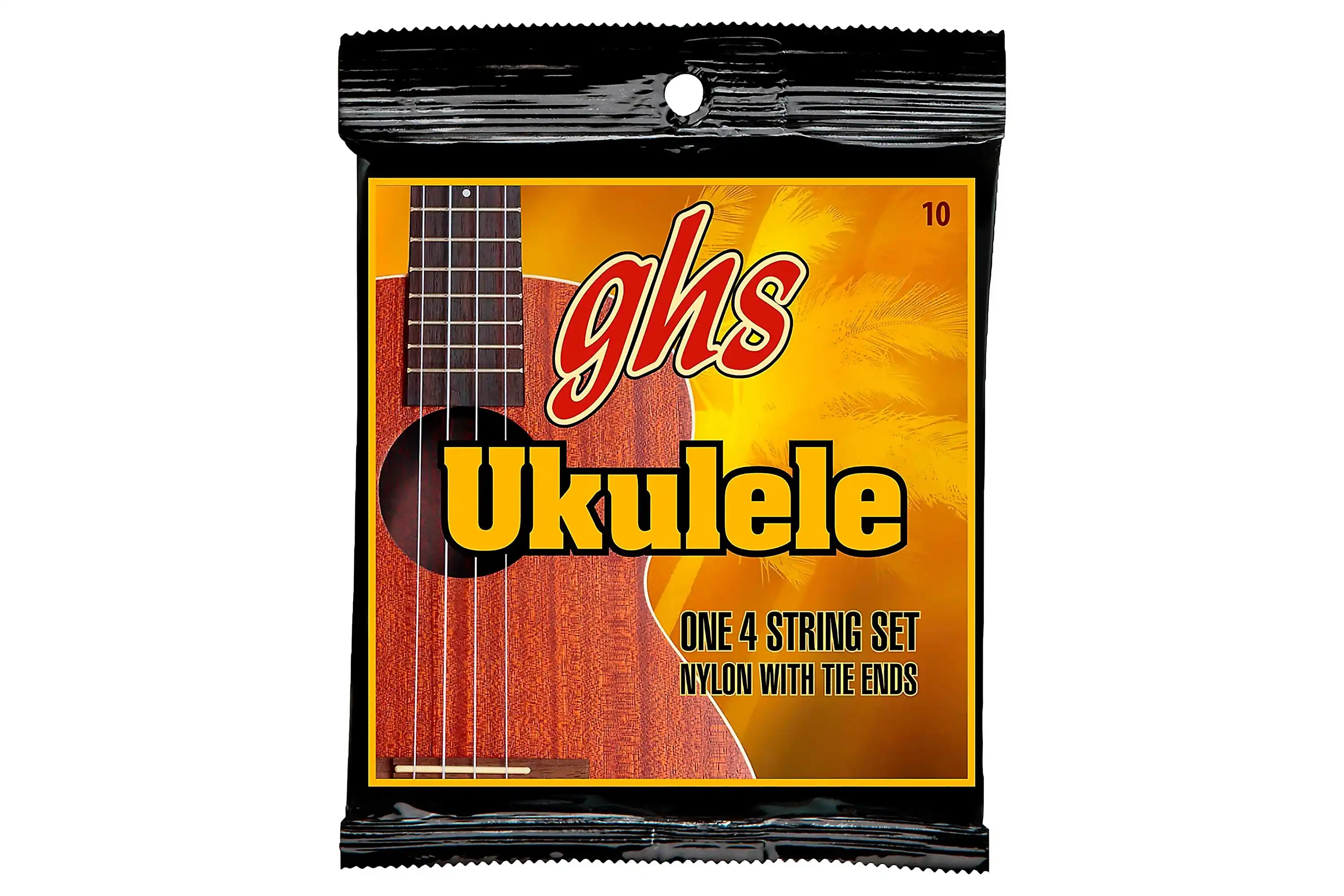 GHS 10 SET Standard Ukulele Clear Nylon Strings - One 4 String Set