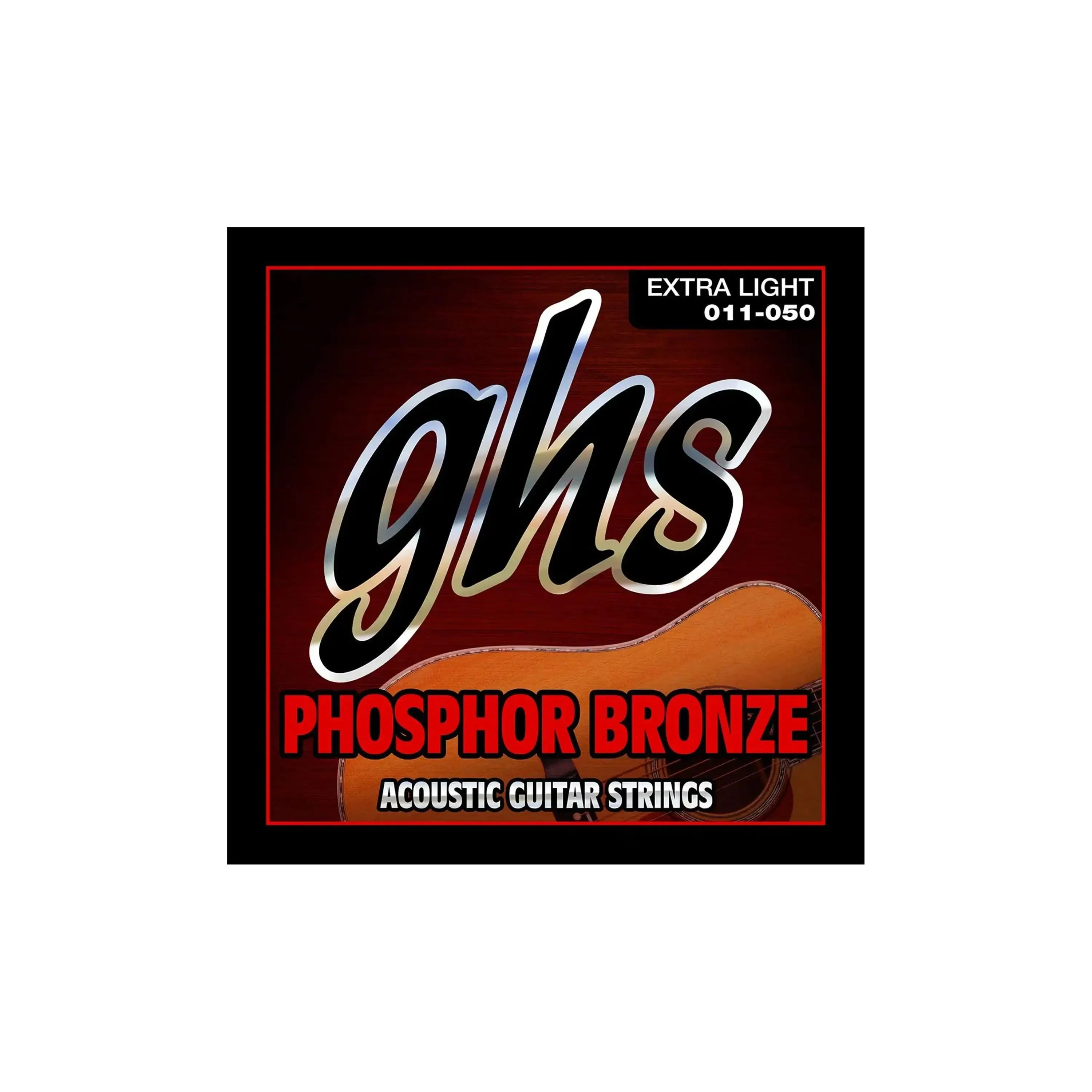 GHS S315 Phosphor Bronze Acoustic Guitar Strings - Extra Light .011-.050