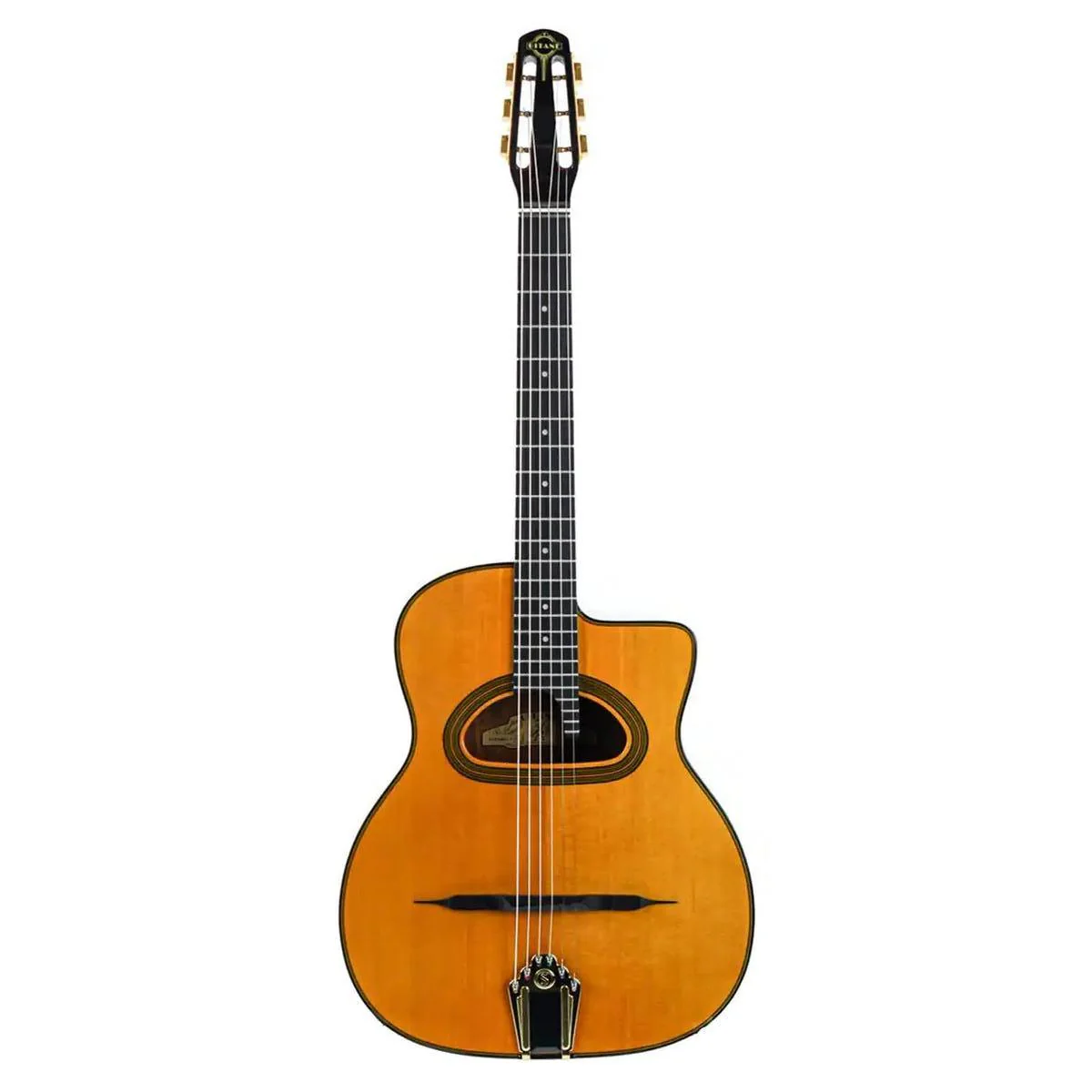 Gitane D-500 Solid Spruce Top Gypsy Jazz Guitar - Image 3