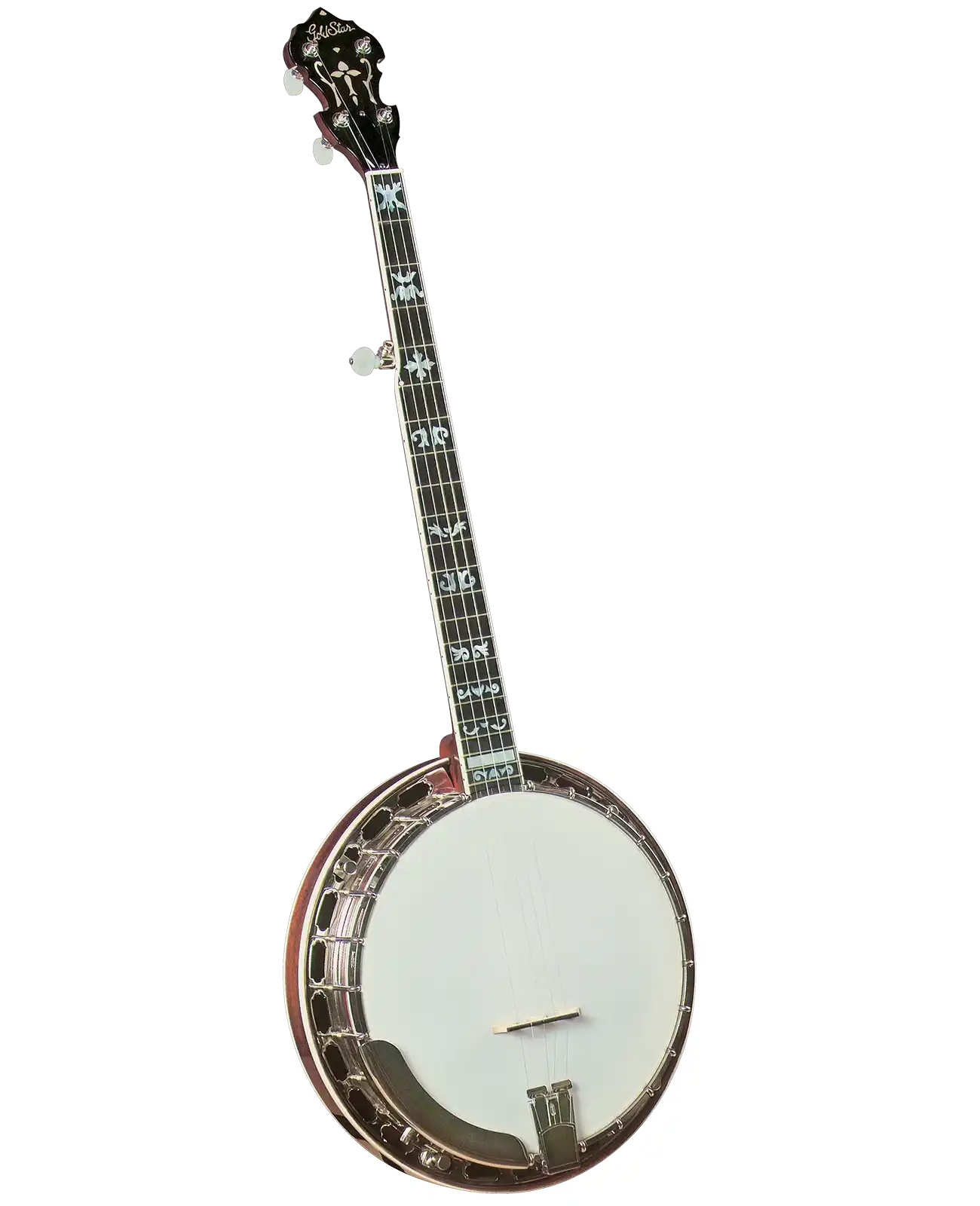 Gold Star GF-100FE Professional 5-String Resonator Banjo – Flying Eagle Inlay - Image 3
