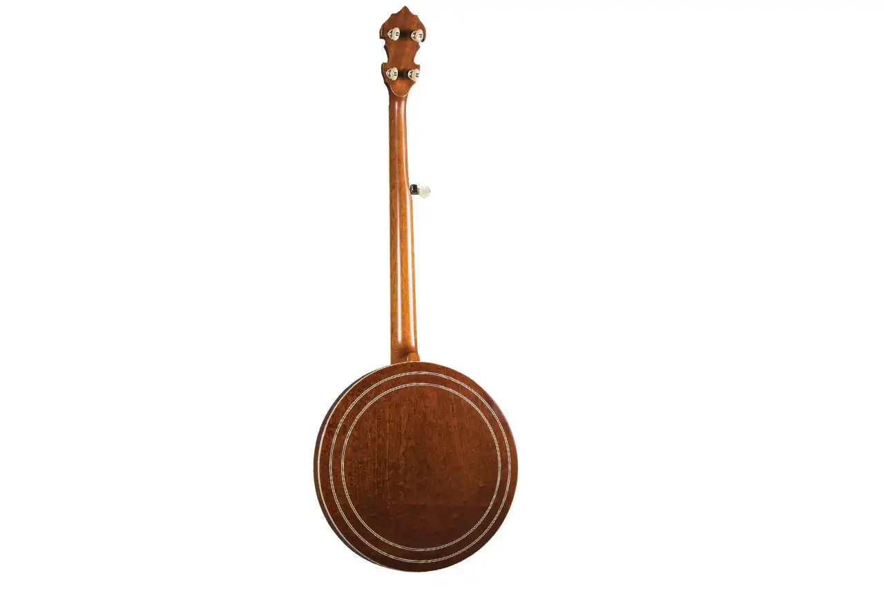 Gold Star GF-100W Wreath Inlay Professional 5-String Resonator Banjo - Image 2